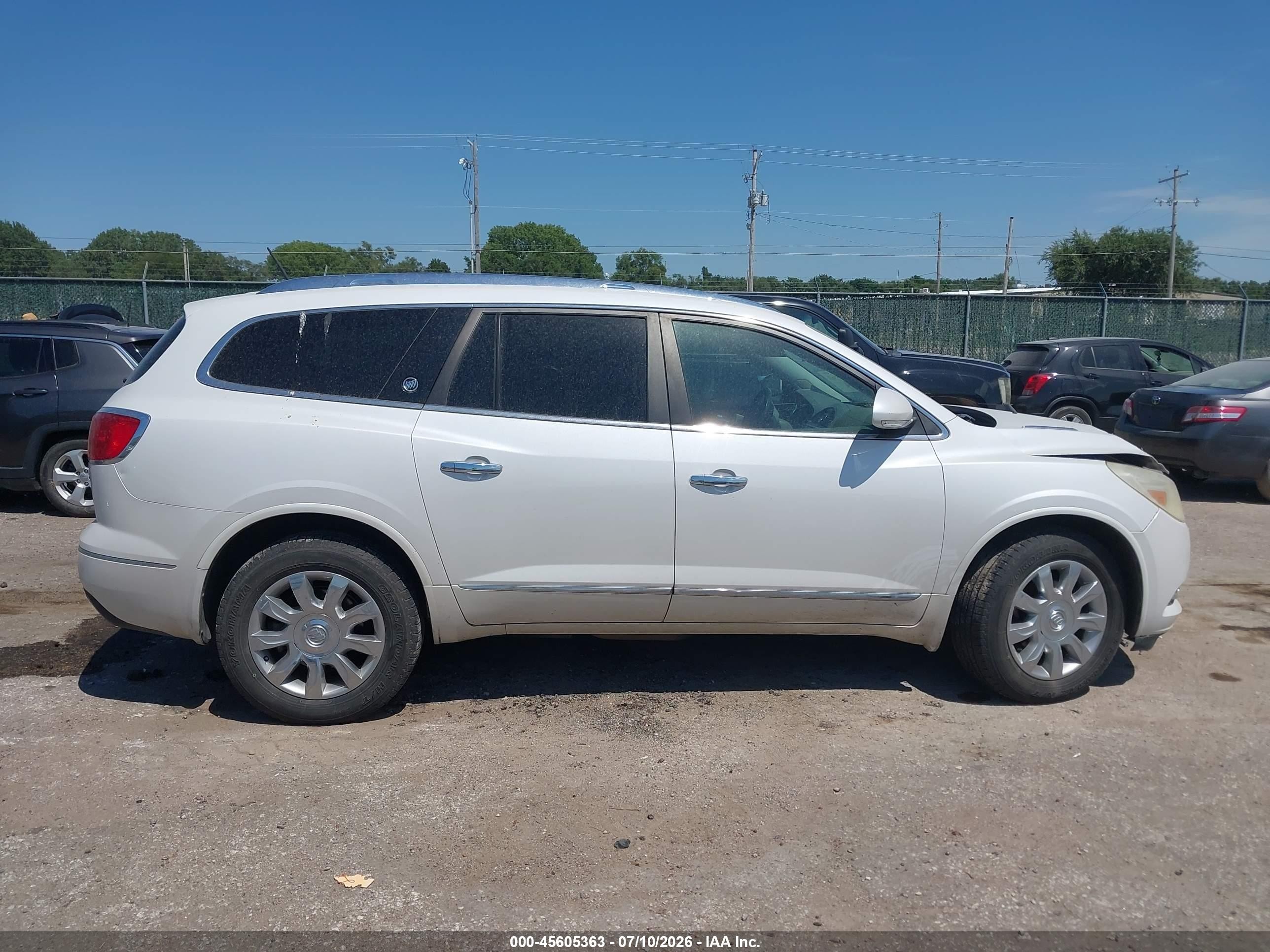 2016 Buick Enclave Premium White vin: 5GAKVCKD3GJ250110