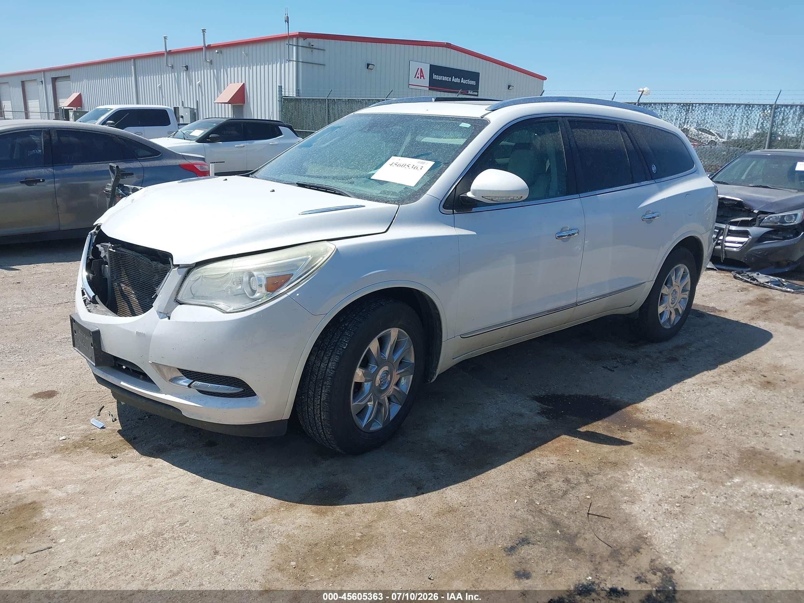 2016 Buick Enclave Premium White vin: 5GAKVCKD3GJ250110