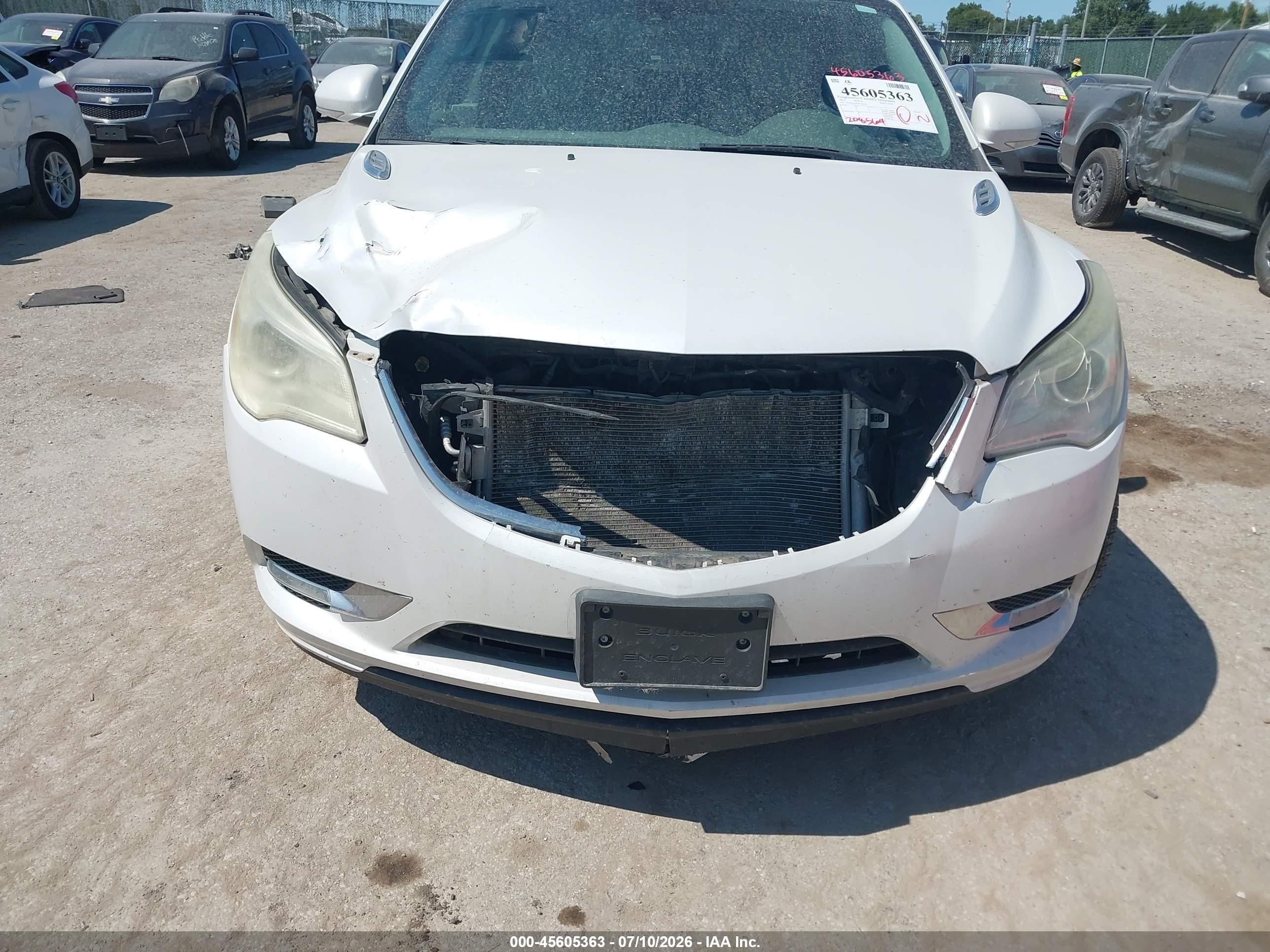 2016 Buick Enclave Premium White vin: 5GAKVCKD3GJ250110
