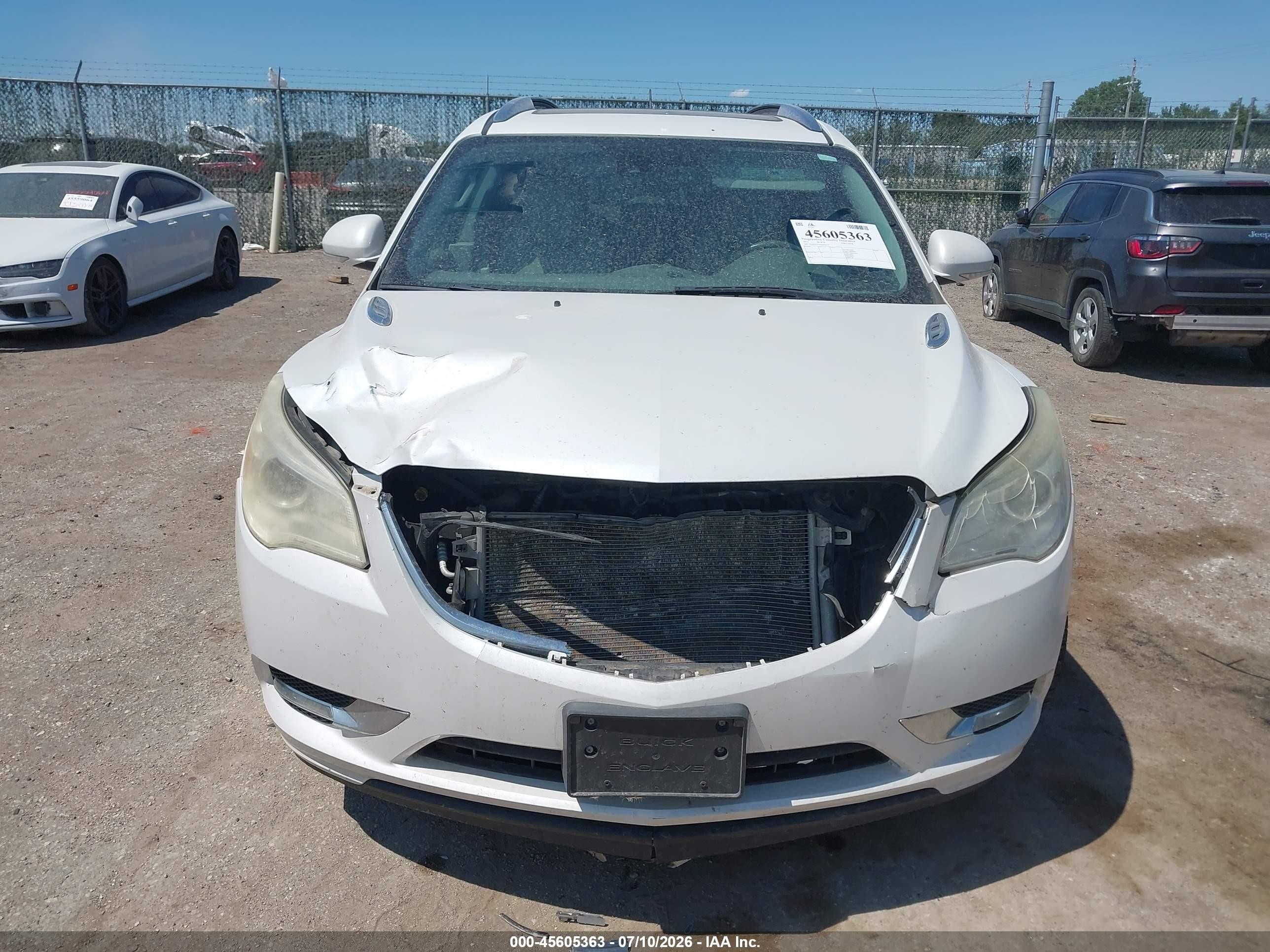 2016 Buick Enclave Premium White vin: 5GAKVCKD3GJ250110