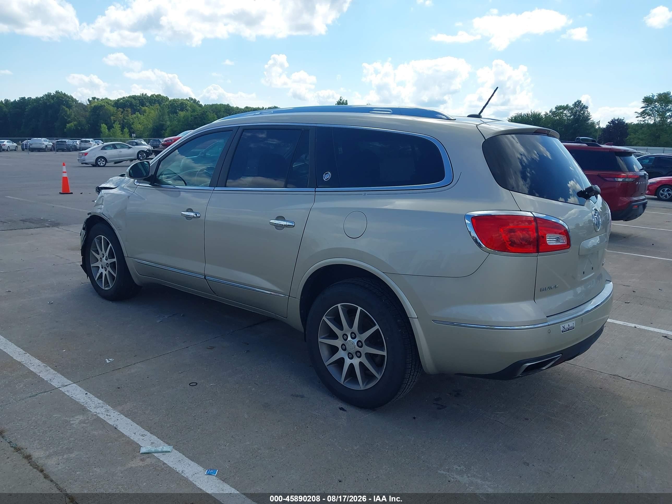 2013 Buick Enclave Leather Tan vin: 5GAKVCKD4DJ111650