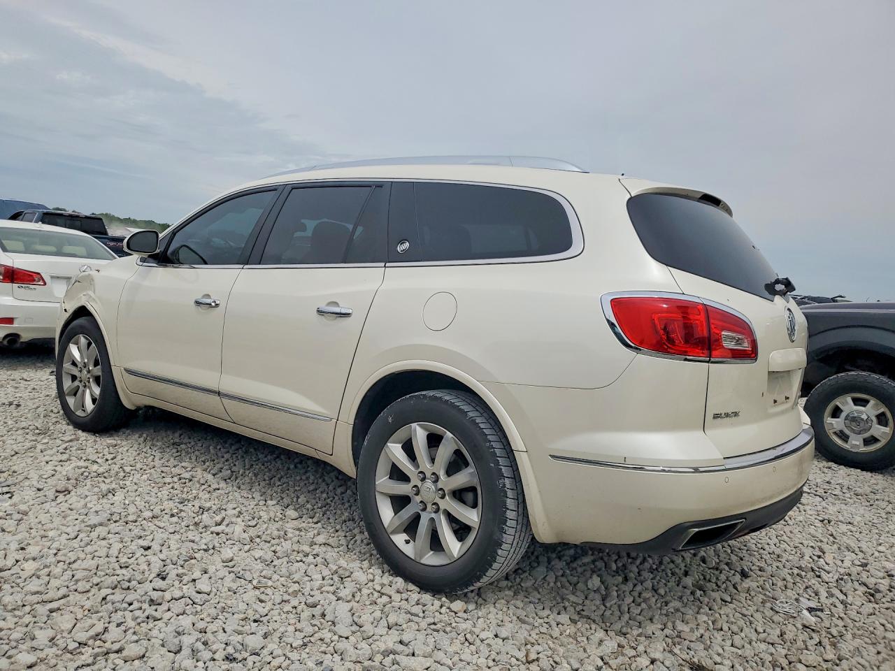 2014 Buick Enclave White vin: 5GAKVCKD4EJ200930