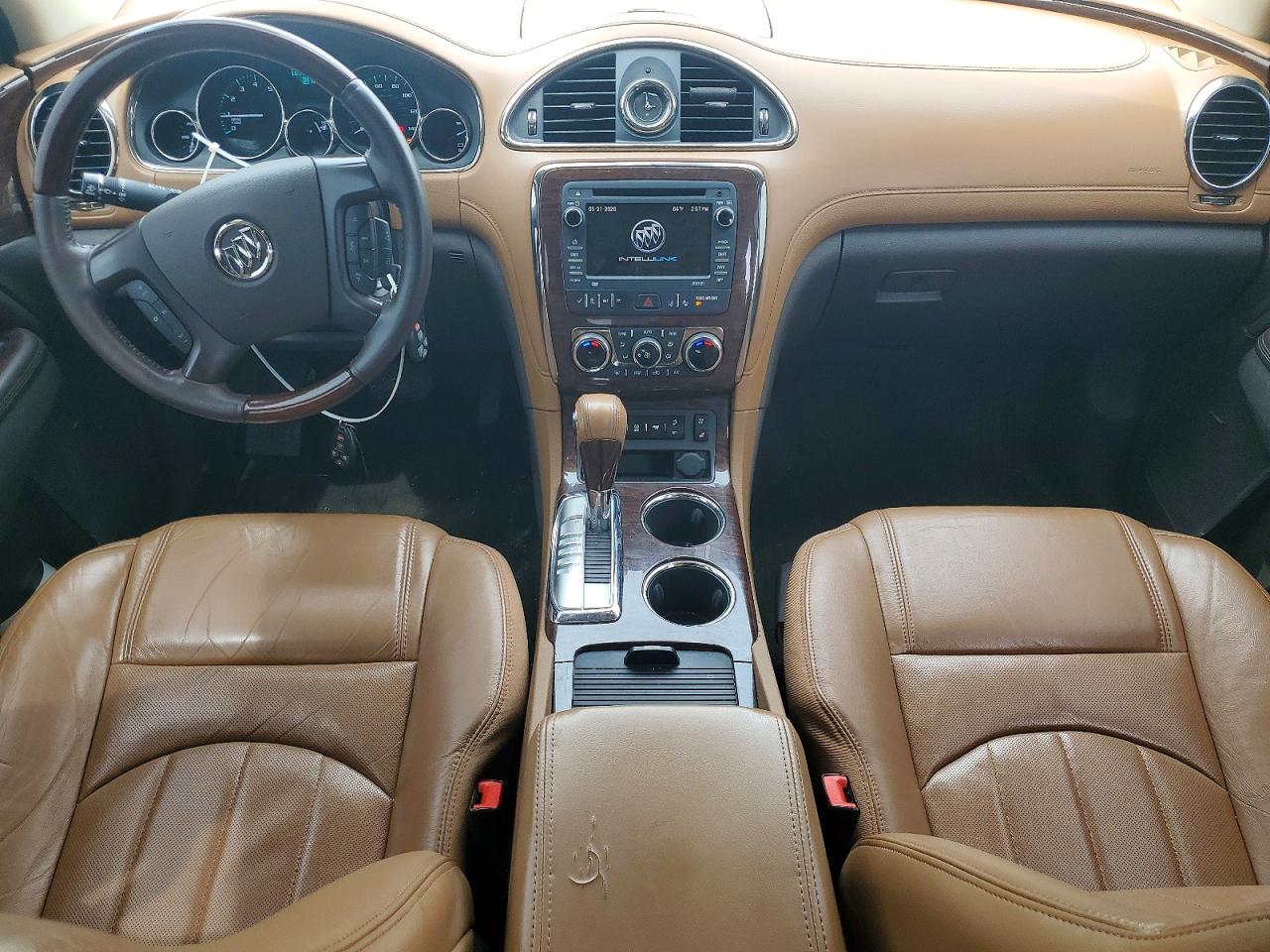 2014 Buick Enclave White vin: 5GAKVCKD4EJ200930