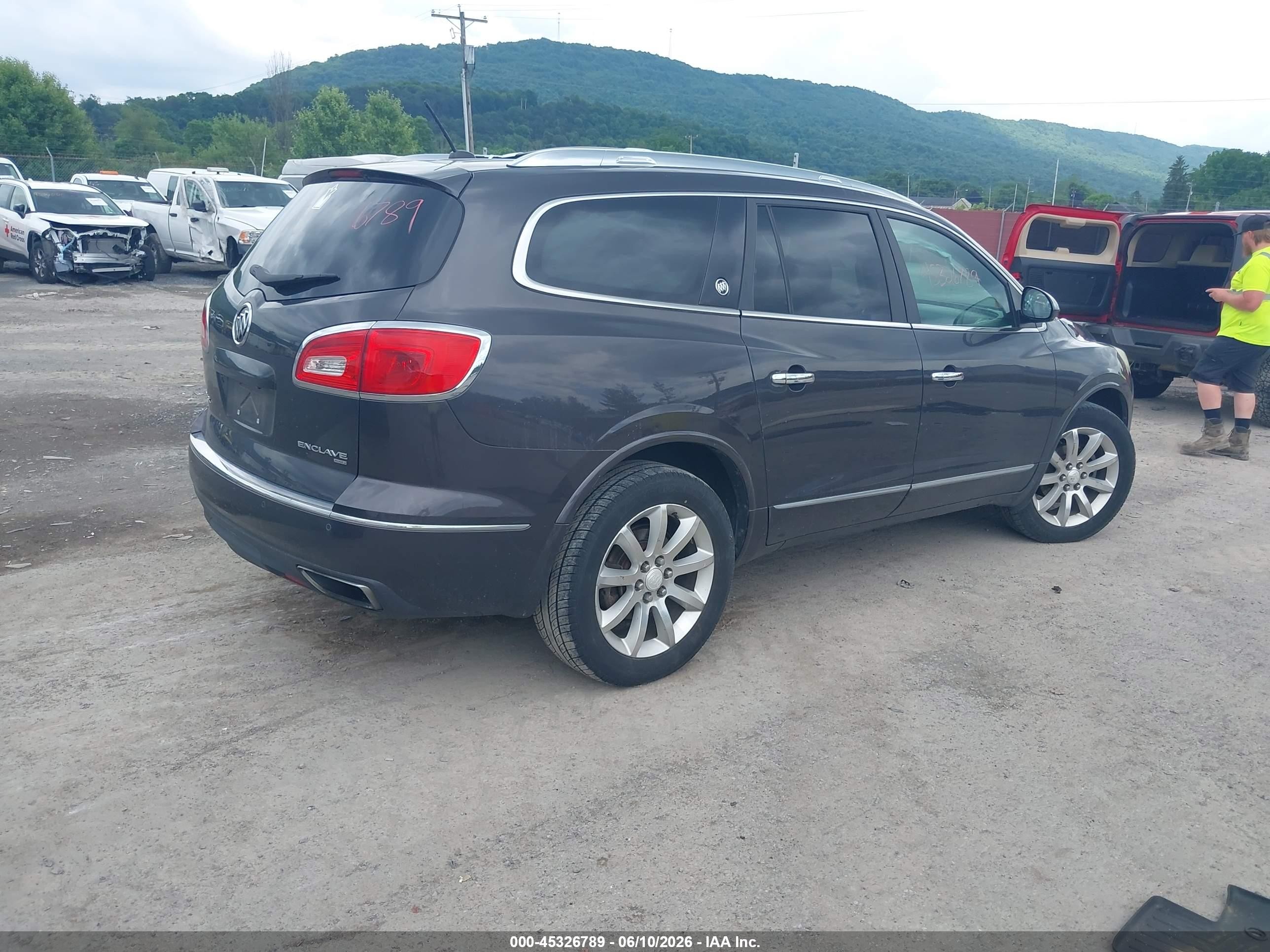 2014 Buick Enclave Premium Gray vin: 5GAKVCKD4EJ330805
