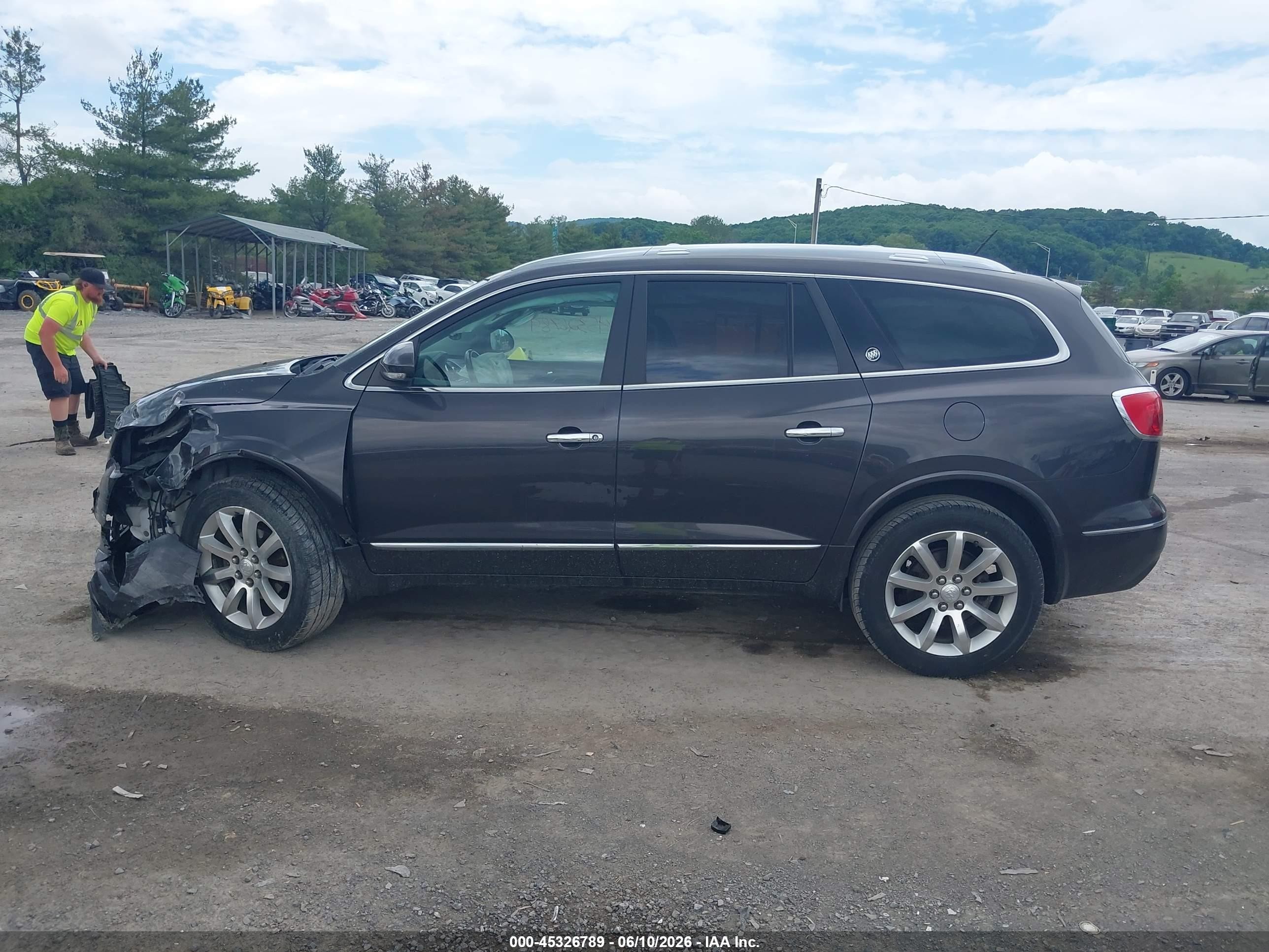 2014 Buick Enclave Premium Gray vin: 5GAKVCKD4EJ330805