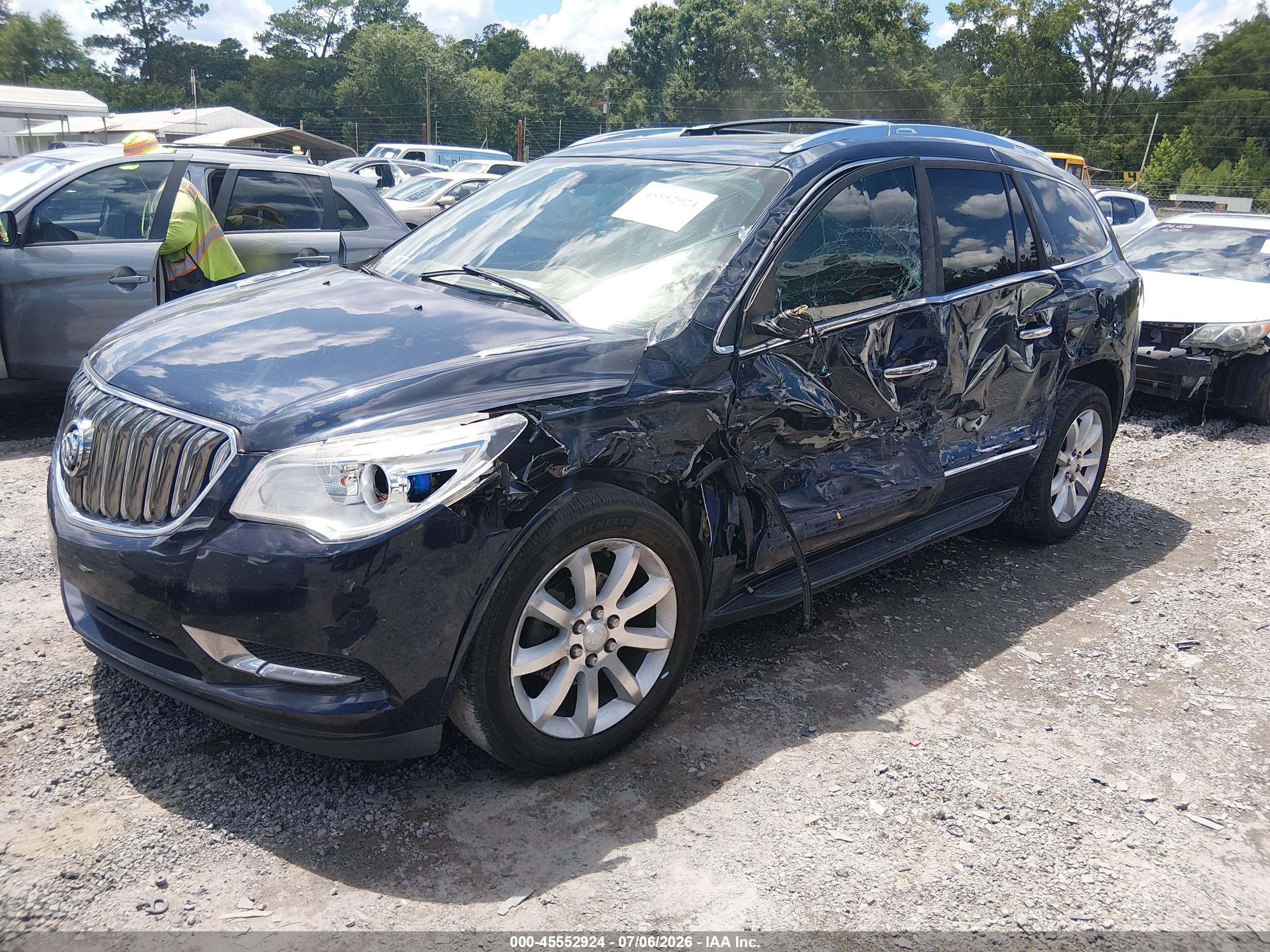 2015 Buick Enclave Premium Blue vin: 5GAKVCKD4FJ281364
