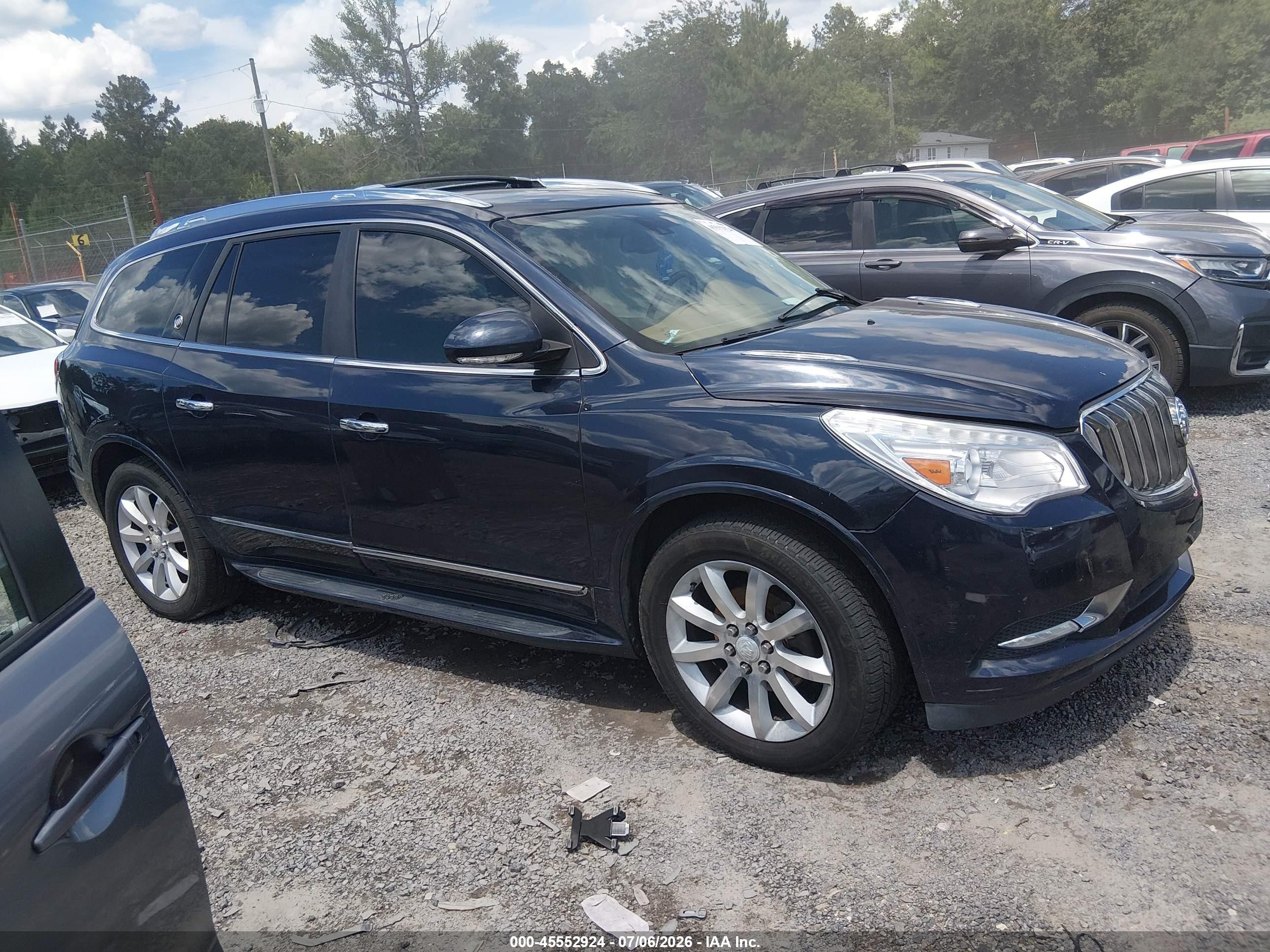 2015 Buick Enclave Premium Blue vin: 5GAKVCKD4FJ281364