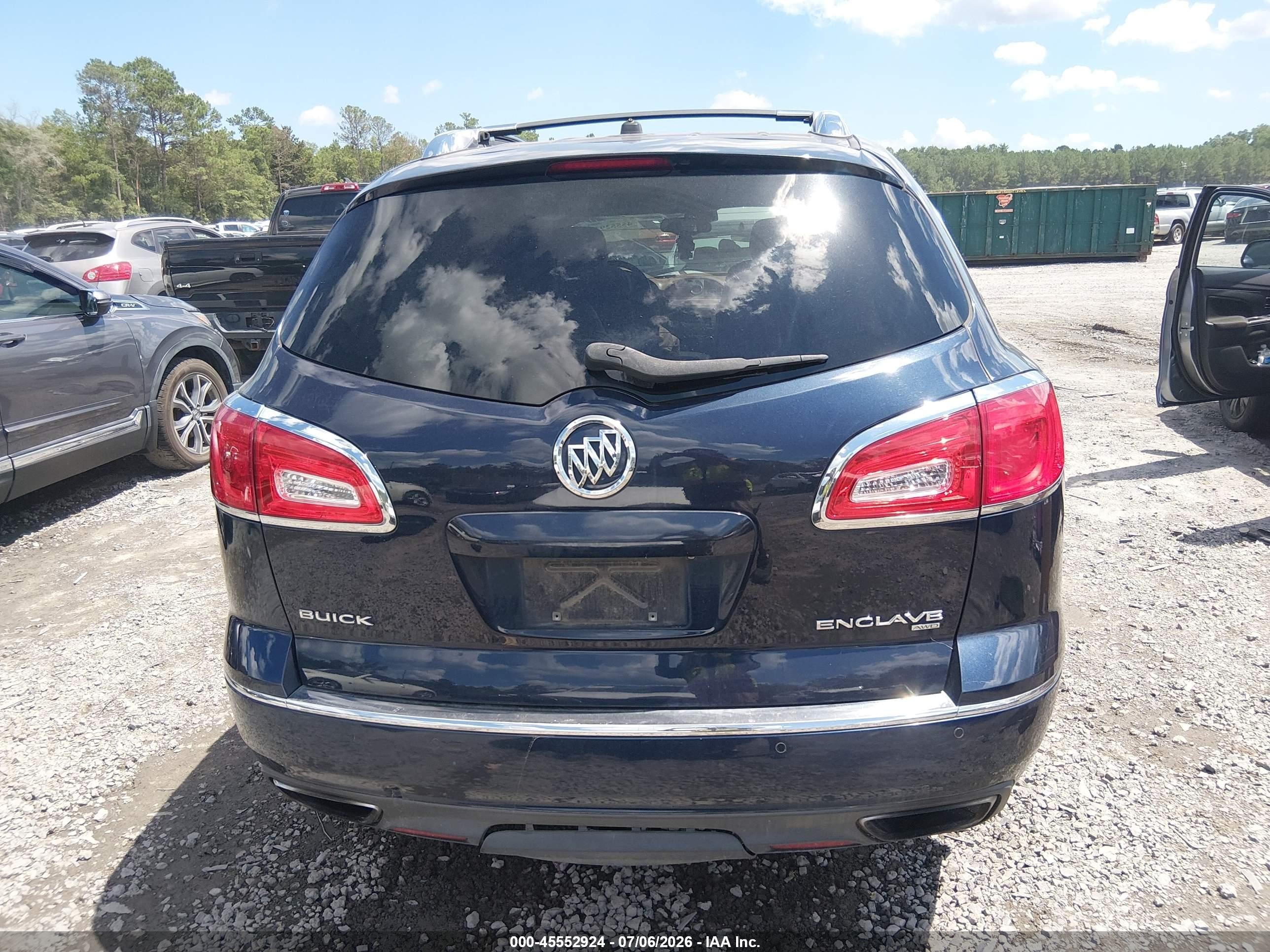 2015 Buick Enclave Premium Blue vin: 5GAKVCKD4FJ281364