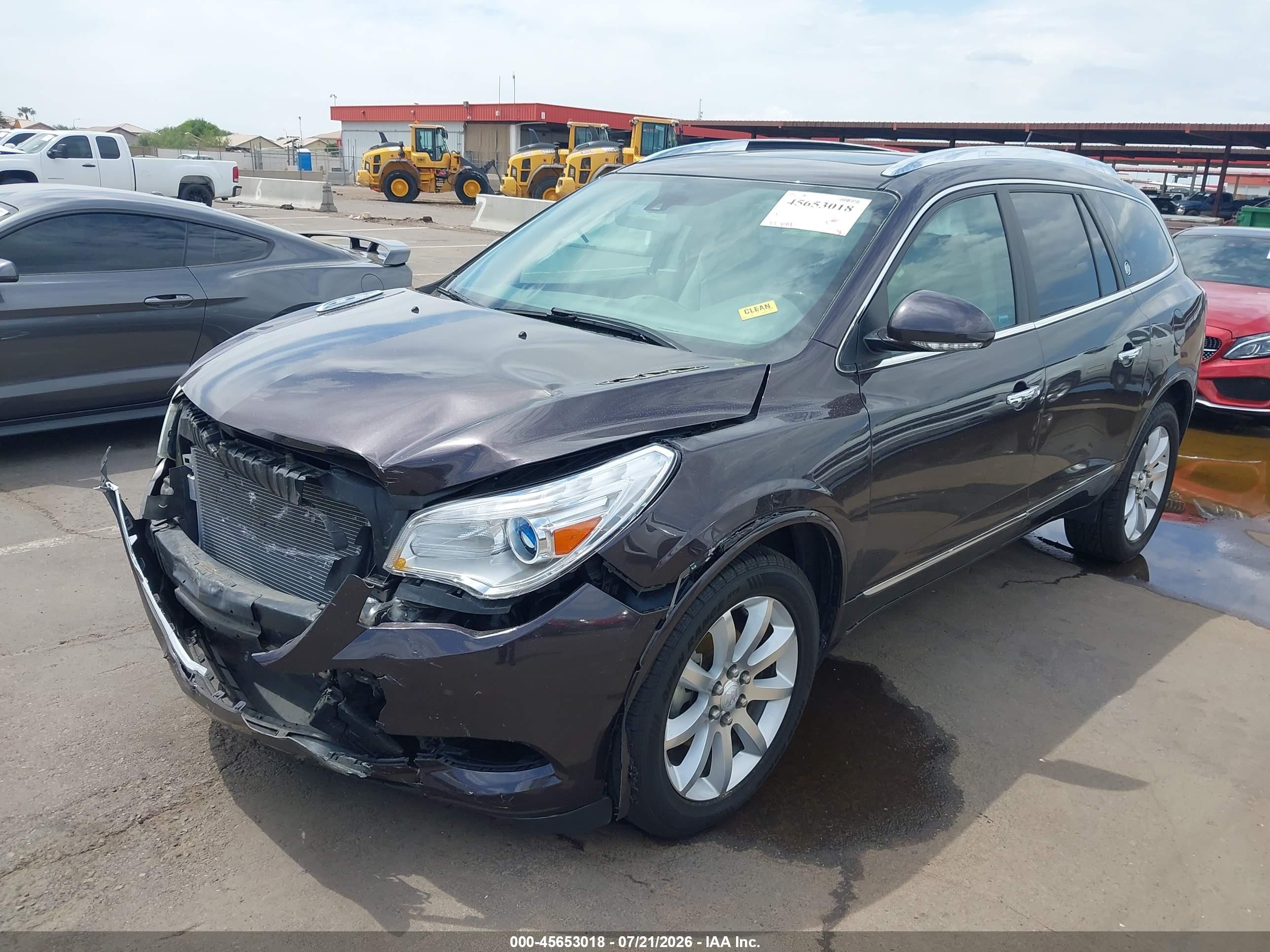 2015 Buick Enclave Premium Черный vin: 5GAKVCKD4FJ374126