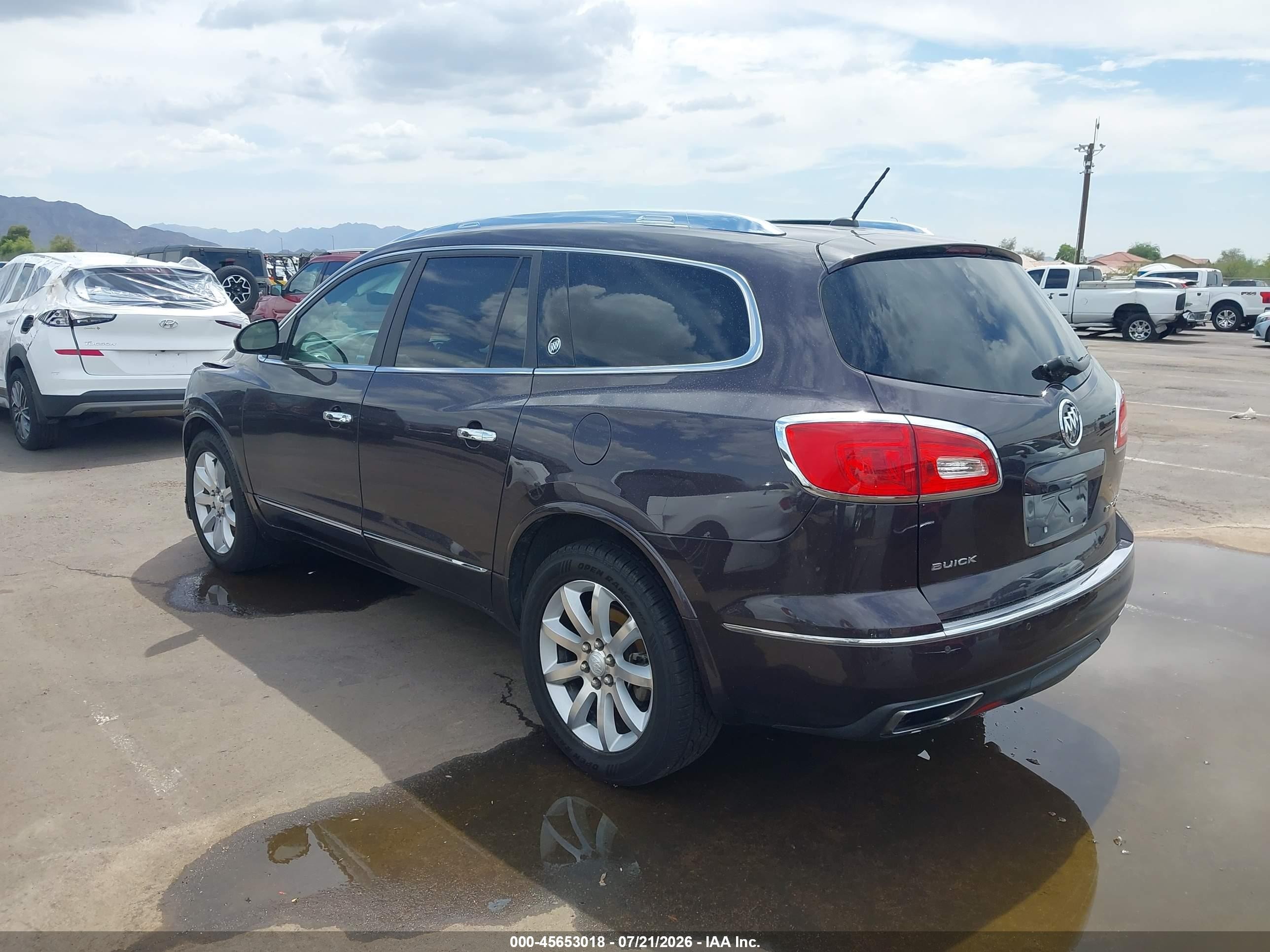 2015 Buick Enclave Premium Черный vin: 5GAKVCKD4FJ374126