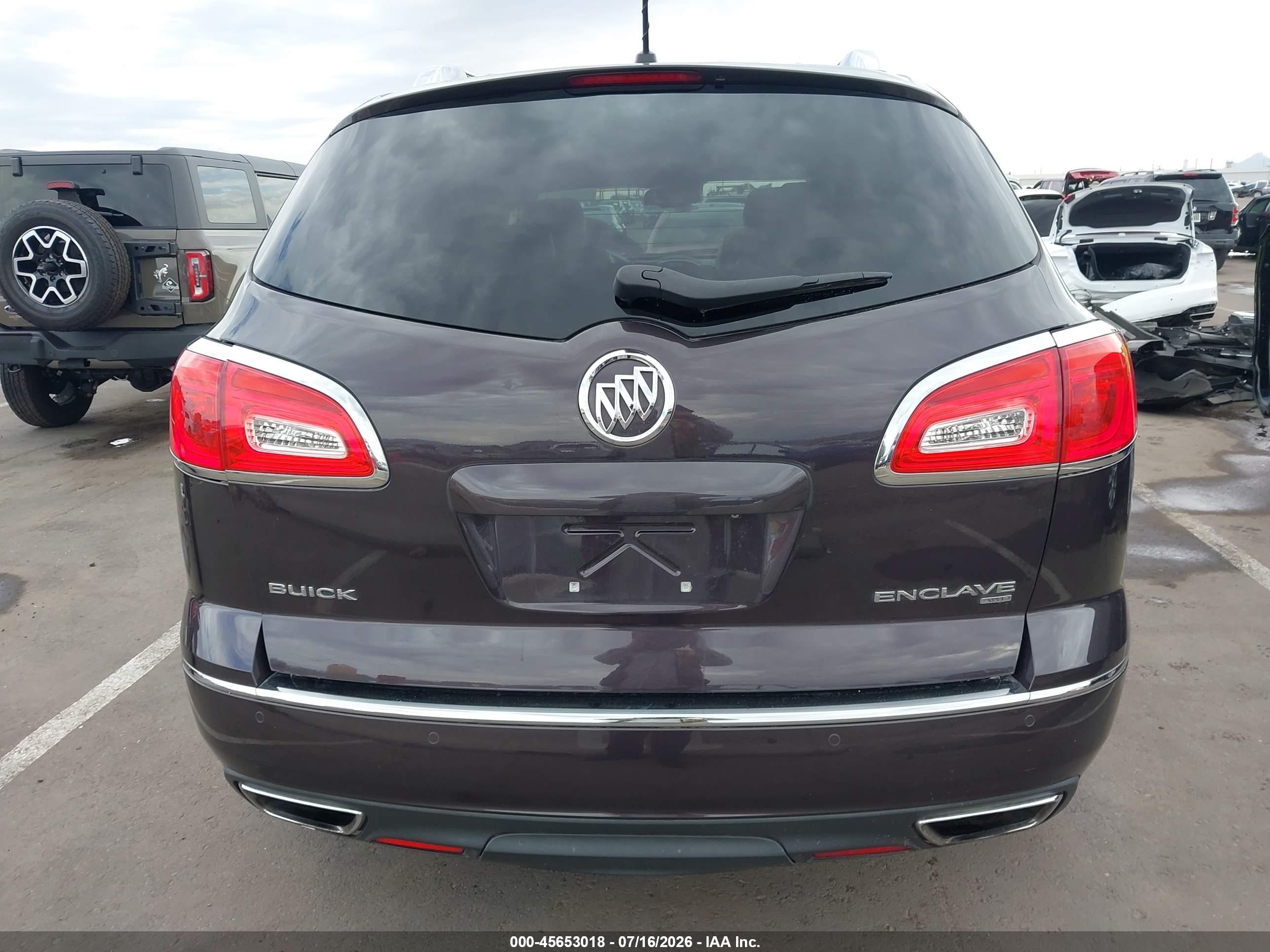 2015 Buick Enclave Premium Черный vin: 5GAKVCKD4FJ374126