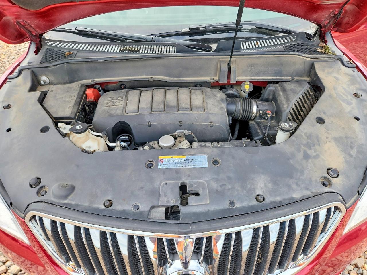 2013 Buick Enclave Maroon vin: 5GAKVCKD5DJ213863