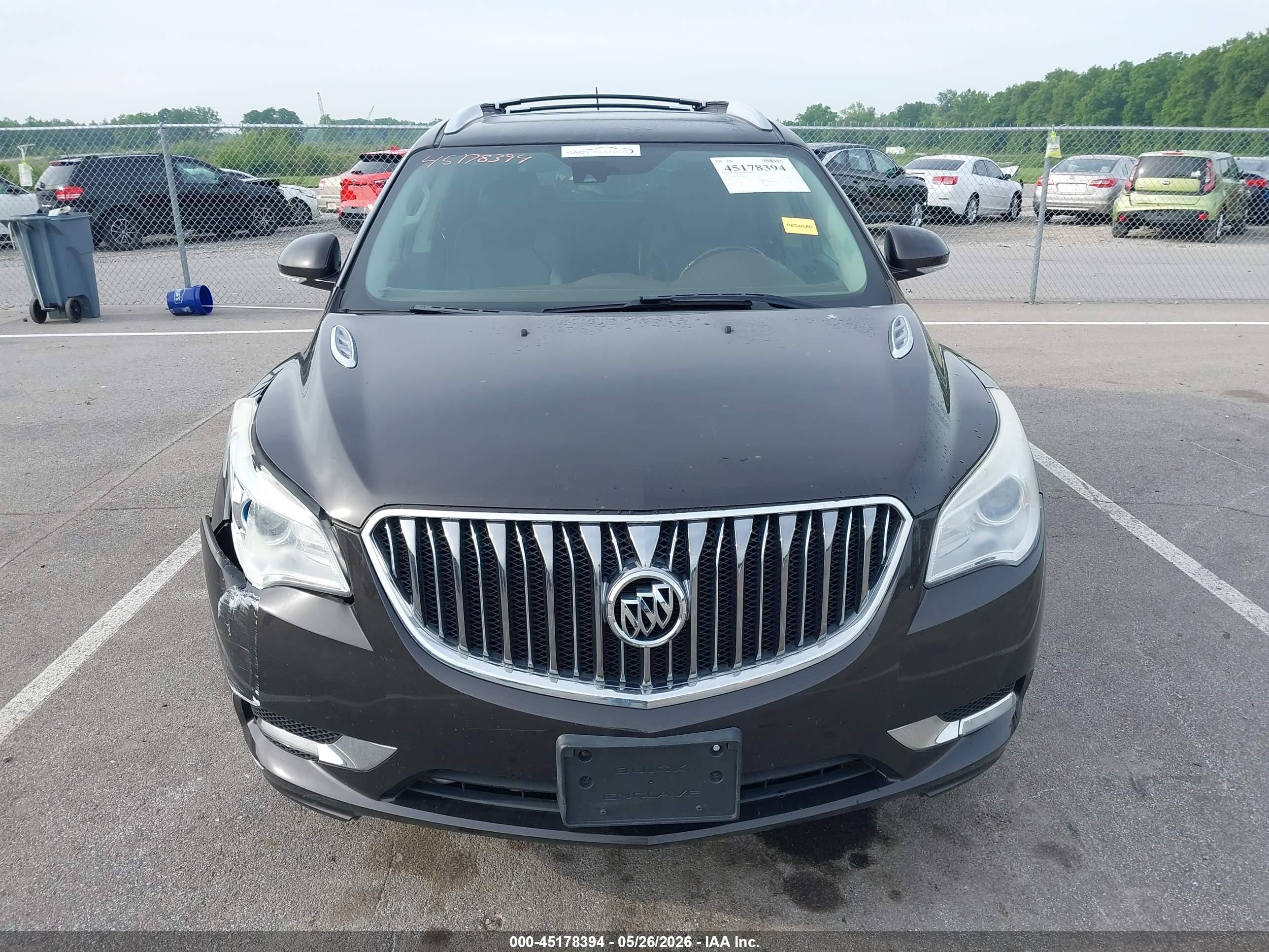 2014 Buick Enclave Premium Brown vin: 5GAKVCKD5EJ239655