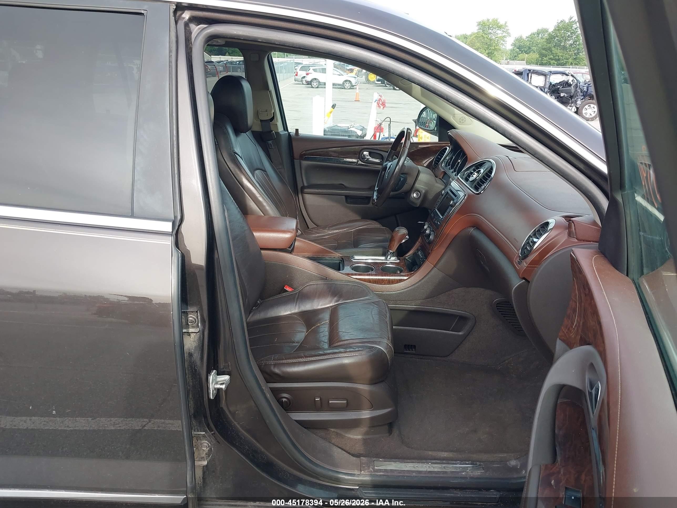 2014 Buick Enclave Premium Brown vin: 5GAKVCKD5EJ239655