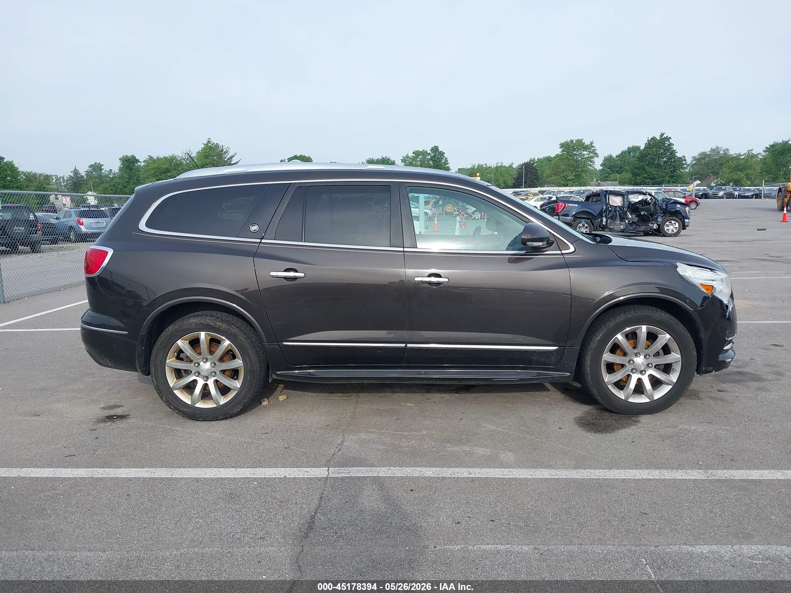 2014 Buick Enclave Premium Brown vin: 5GAKVCKD5EJ239655