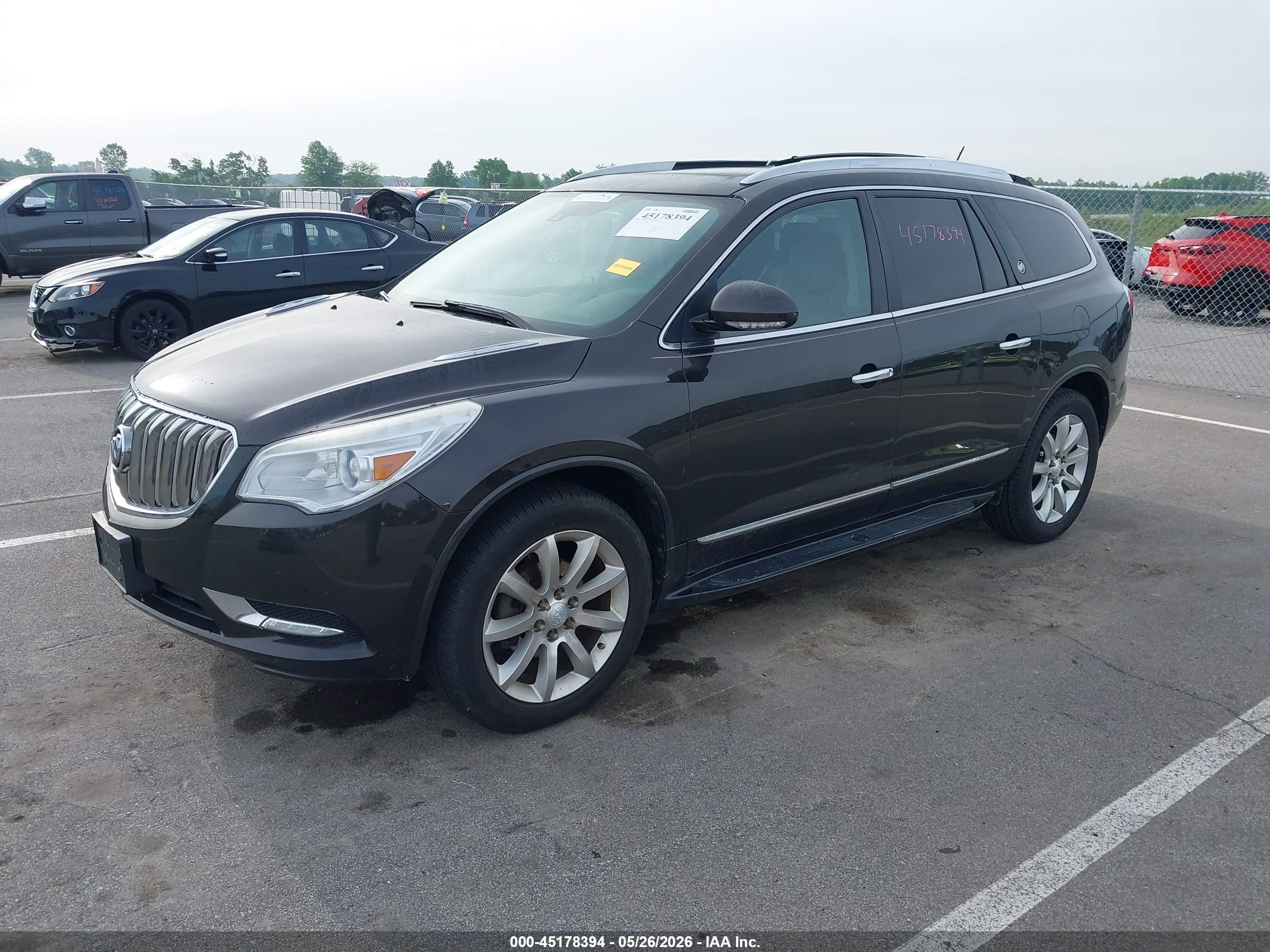 2014 Buick Enclave Premium Brown vin: 5GAKVCKD5EJ239655