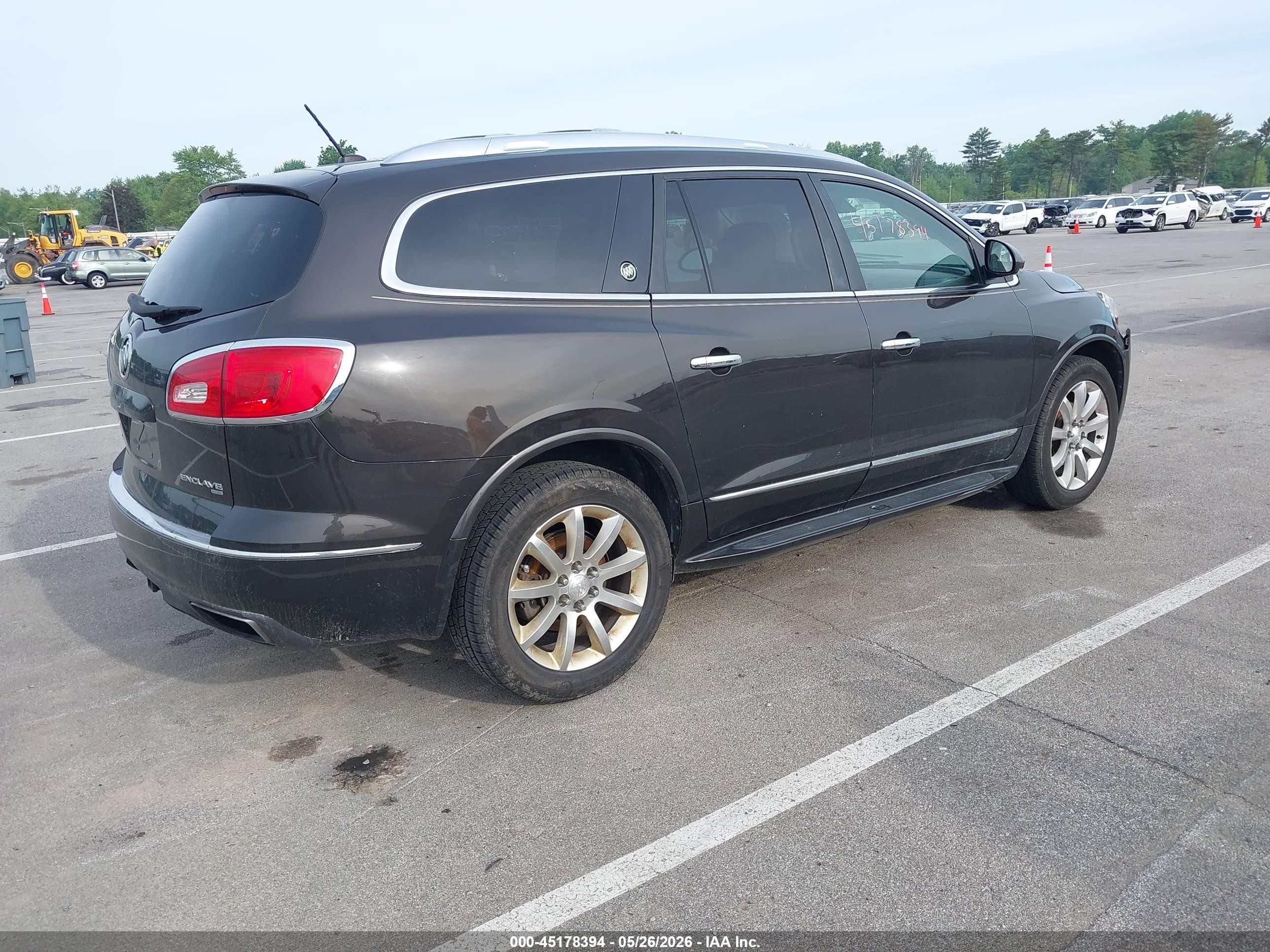 2014 Buick Enclave Premium Brown vin: 5GAKVCKD5EJ239655