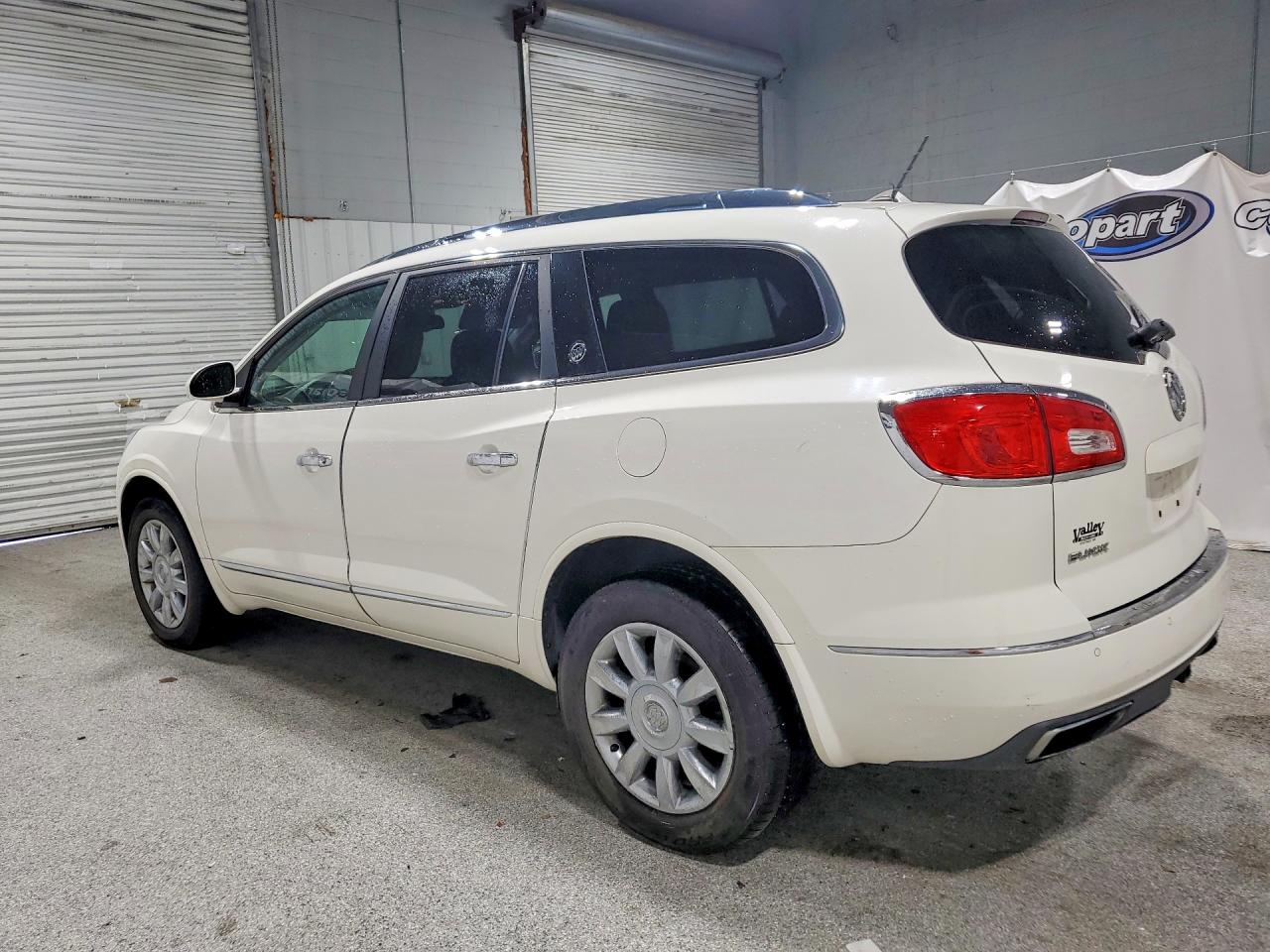 2014 Buick Enclave White vin: 5GAKVCKD5EJ268850