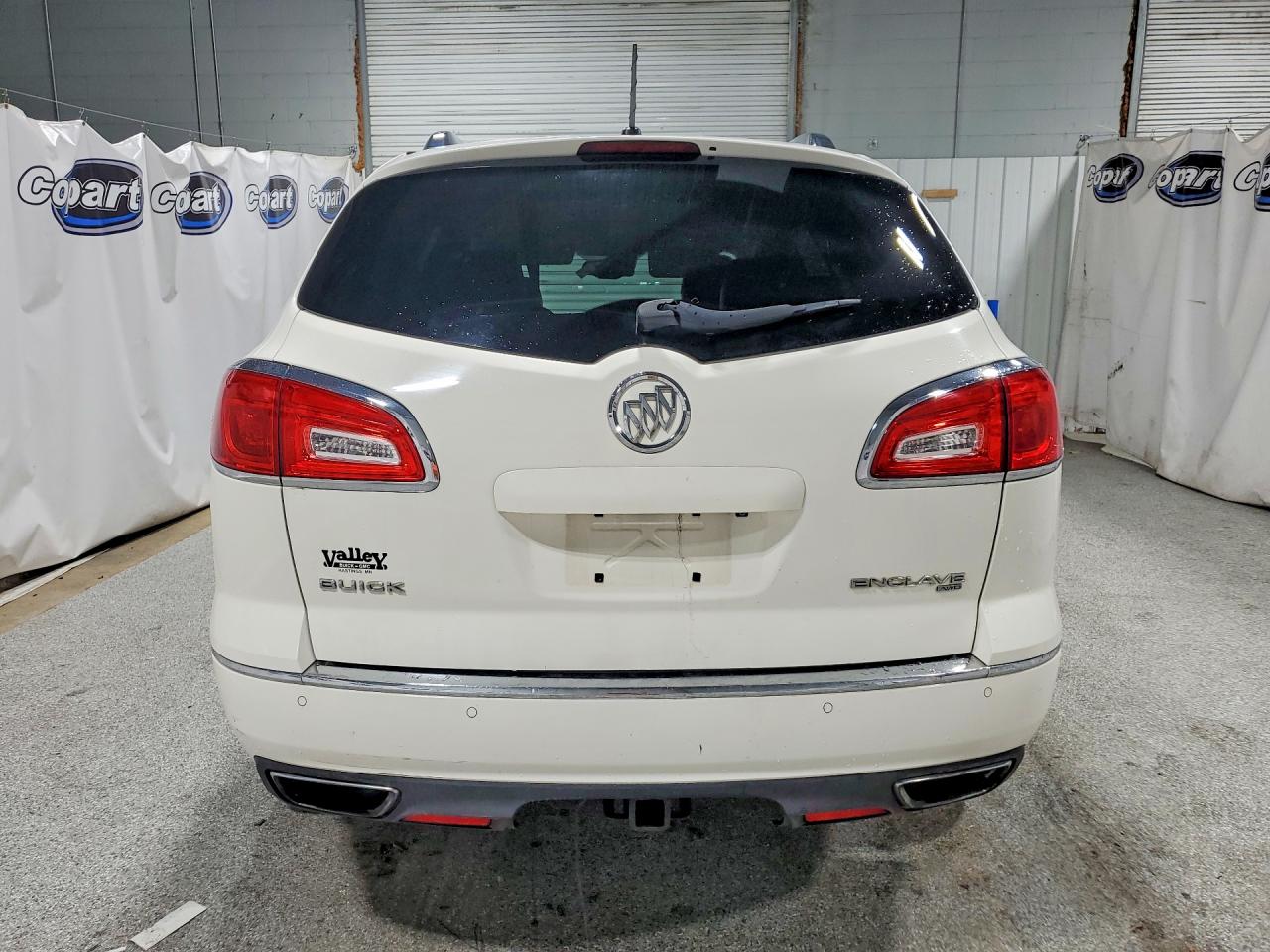 2014 Buick Enclave White vin: 5GAKVCKD5EJ268850