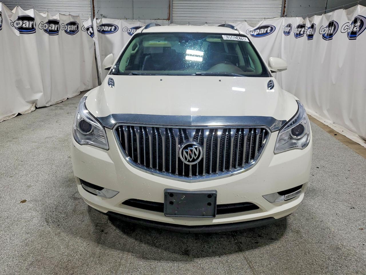 2014 Buick Enclave White vin: 5GAKVCKD5EJ268850