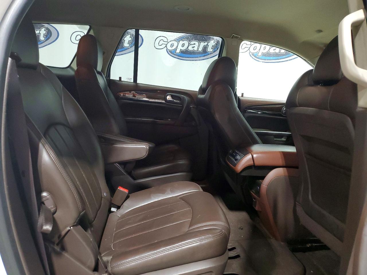 2014 Buick Enclave White vin: 5GAKVCKD5EJ268850