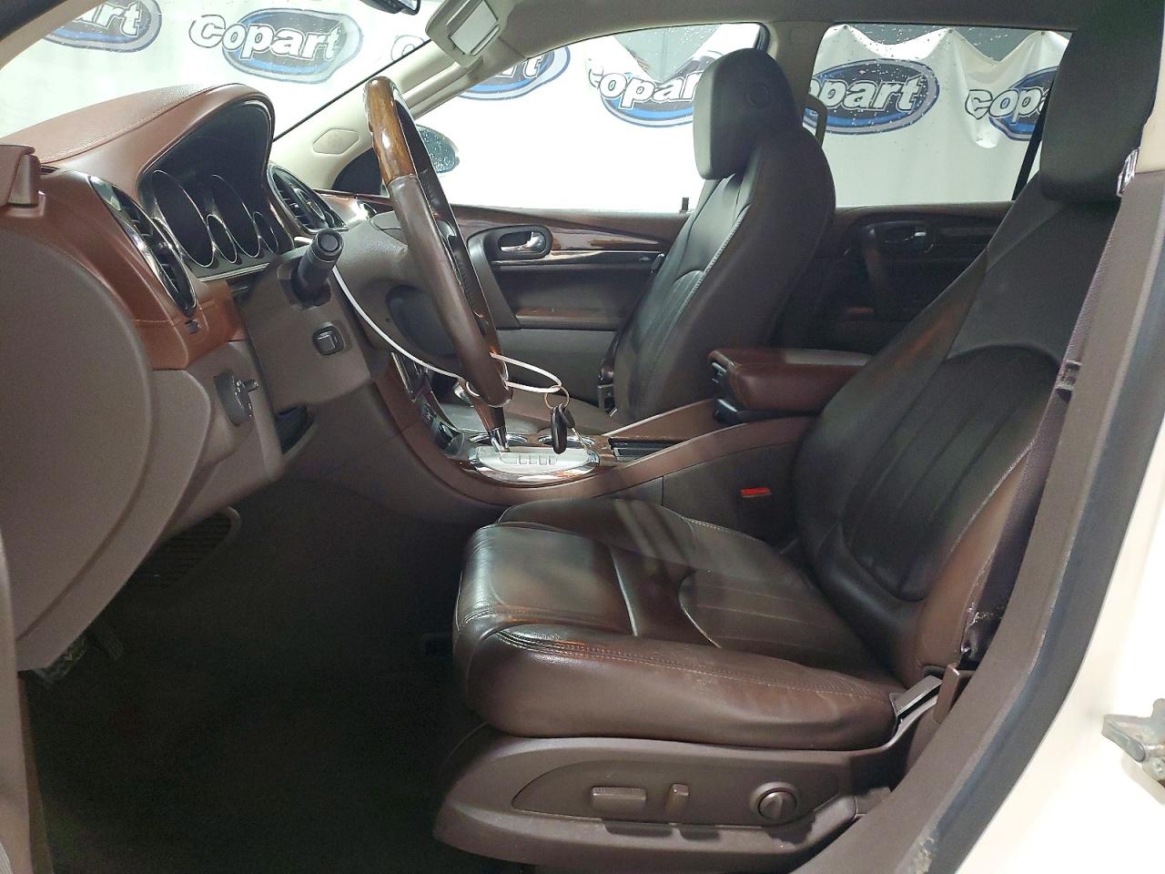 2014 Buick Enclave White vin: 5GAKVCKD5EJ268850