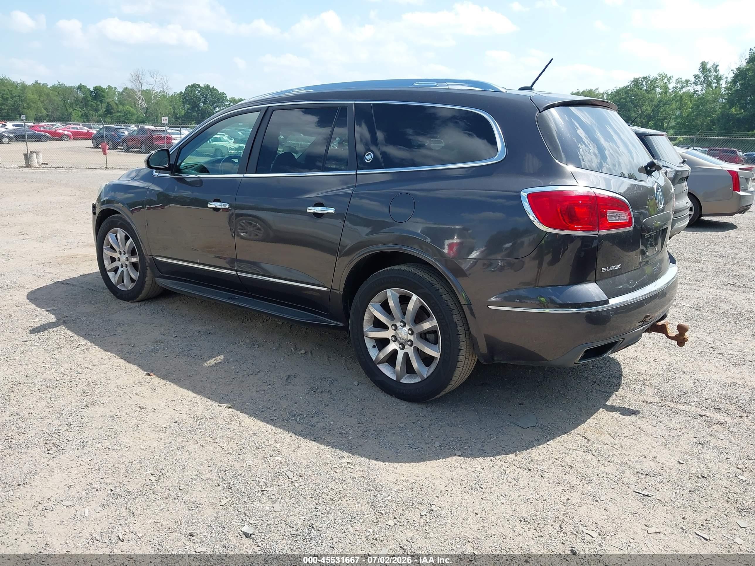 2014 Buick Enclave Premium Gray vin: 5GAKVCKD5EJ365739
