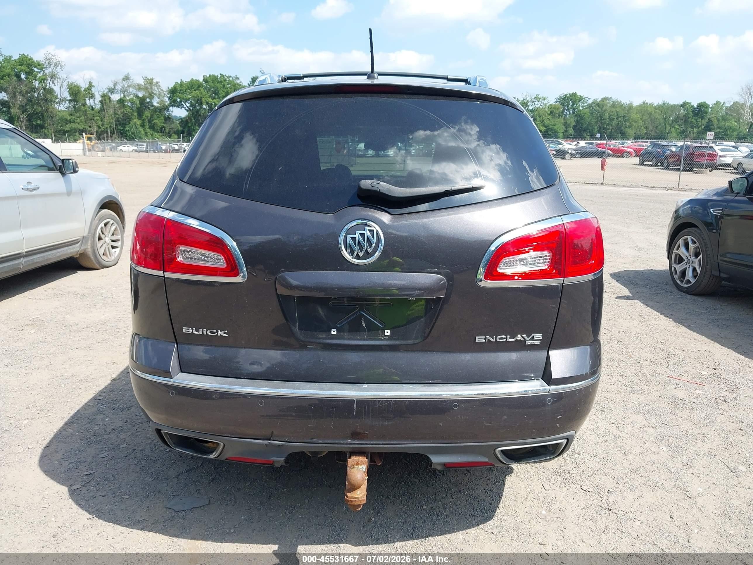 2014 Buick Enclave Premium Gray vin: 5GAKVCKD5EJ365739