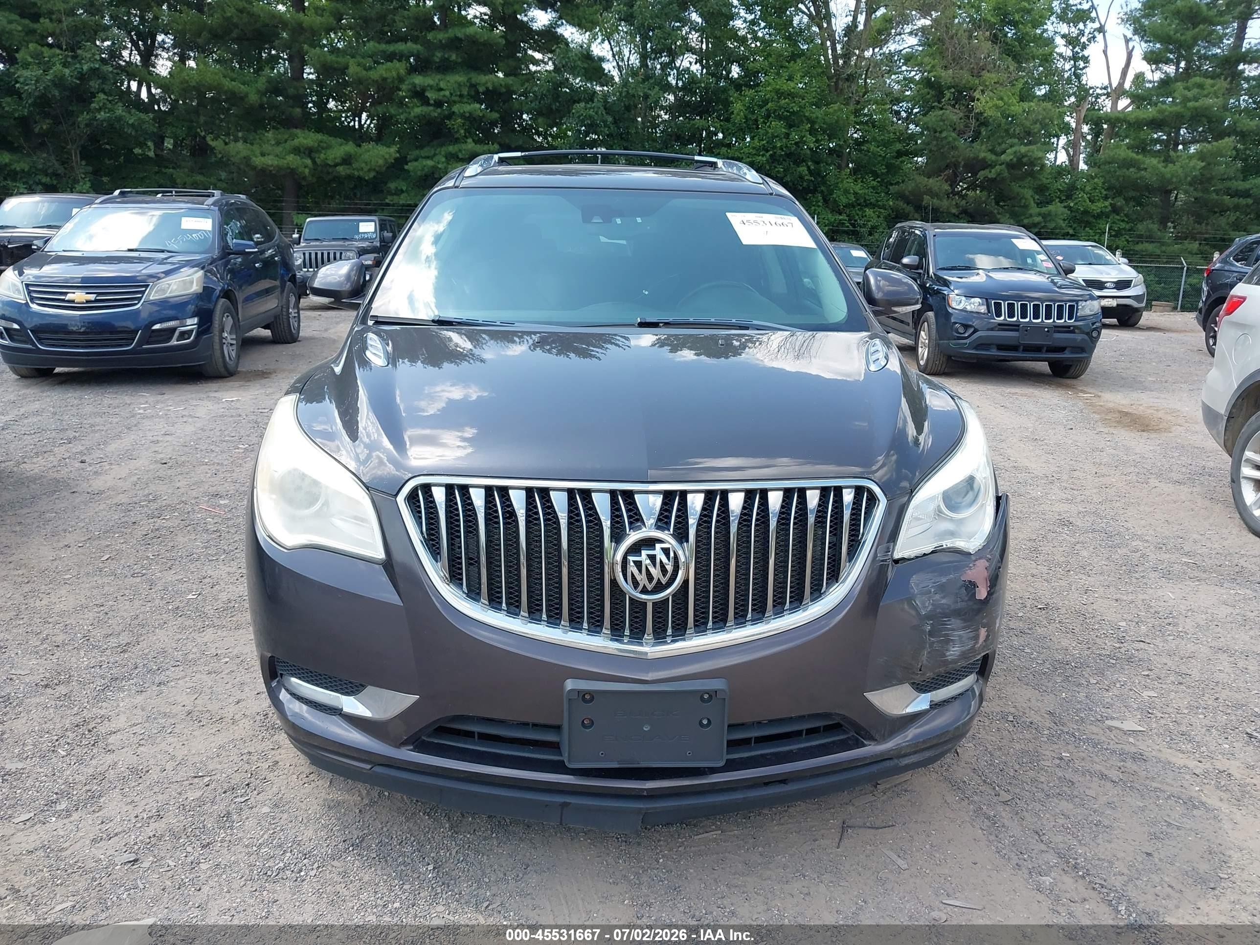 2014 Buick Enclave Premium Gray vin: 5GAKVCKD5EJ365739