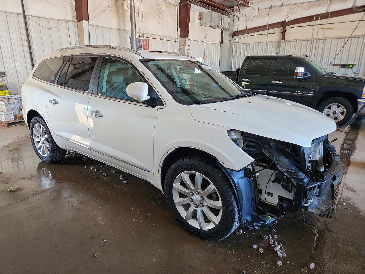 2015 Buick Enclave White vin: 5GAKVCKD5FJ144319