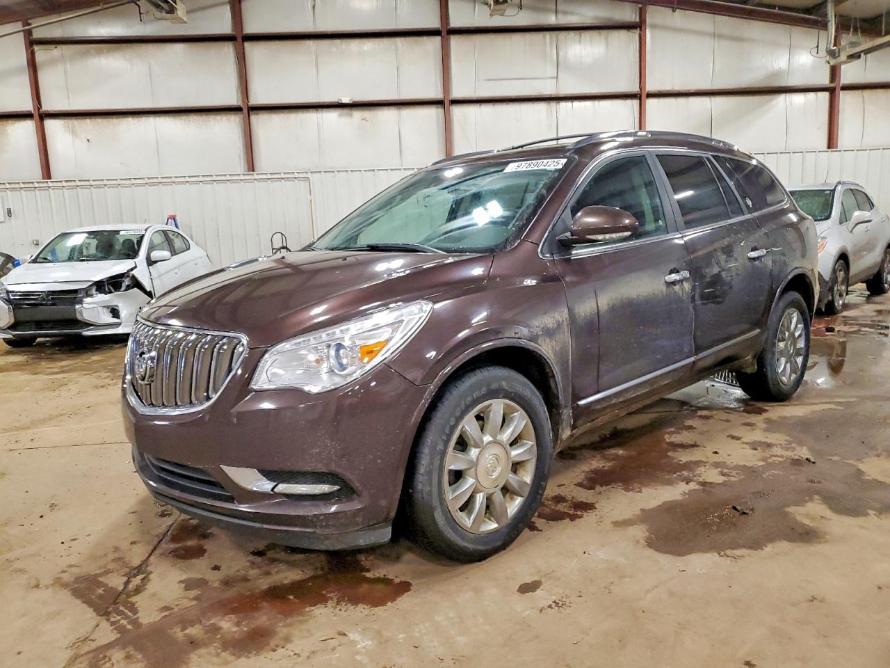 2015 Buick Enclave Brown vin: 5GAKVCKD5FJ167681