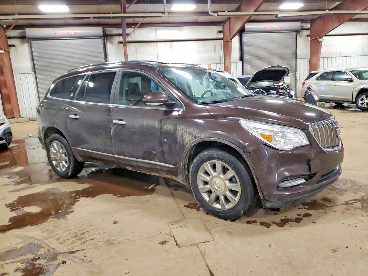 2015 Buick Enclave Brown vin: 5GAKVCKD5FJ167681