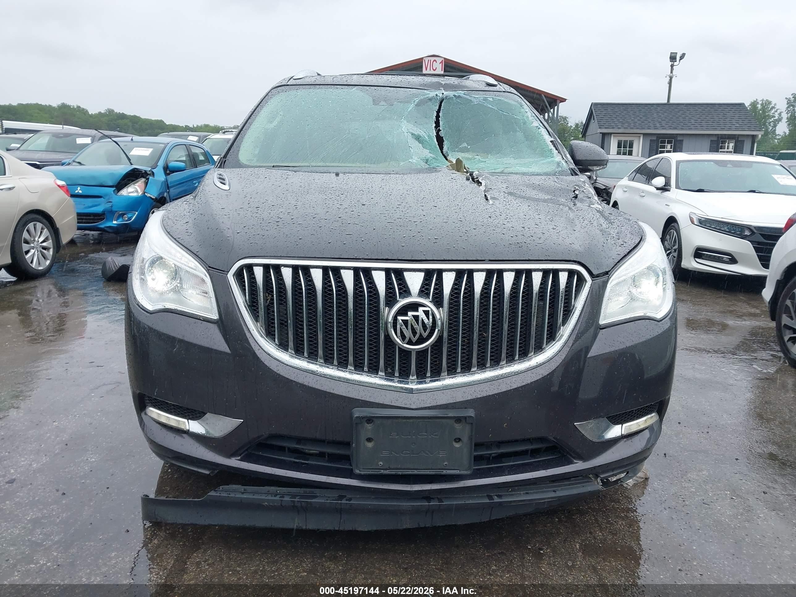 2015 Buick Enclave Premium Gray vin: 5GAKVCKD5FJ170824