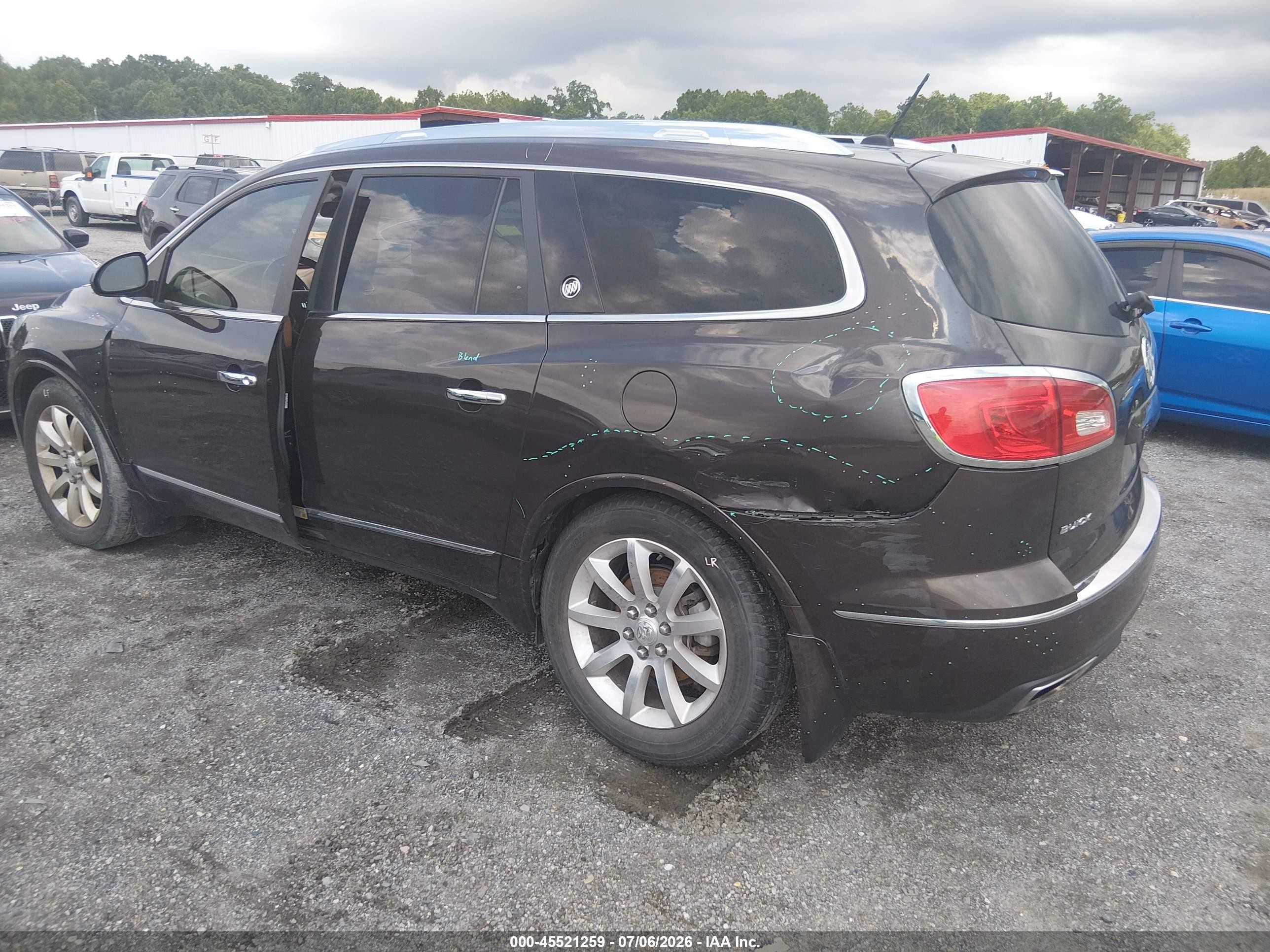 2015 Buick Enclave Premium Burgundy vin: 5GAKVCKD5FJ185713
