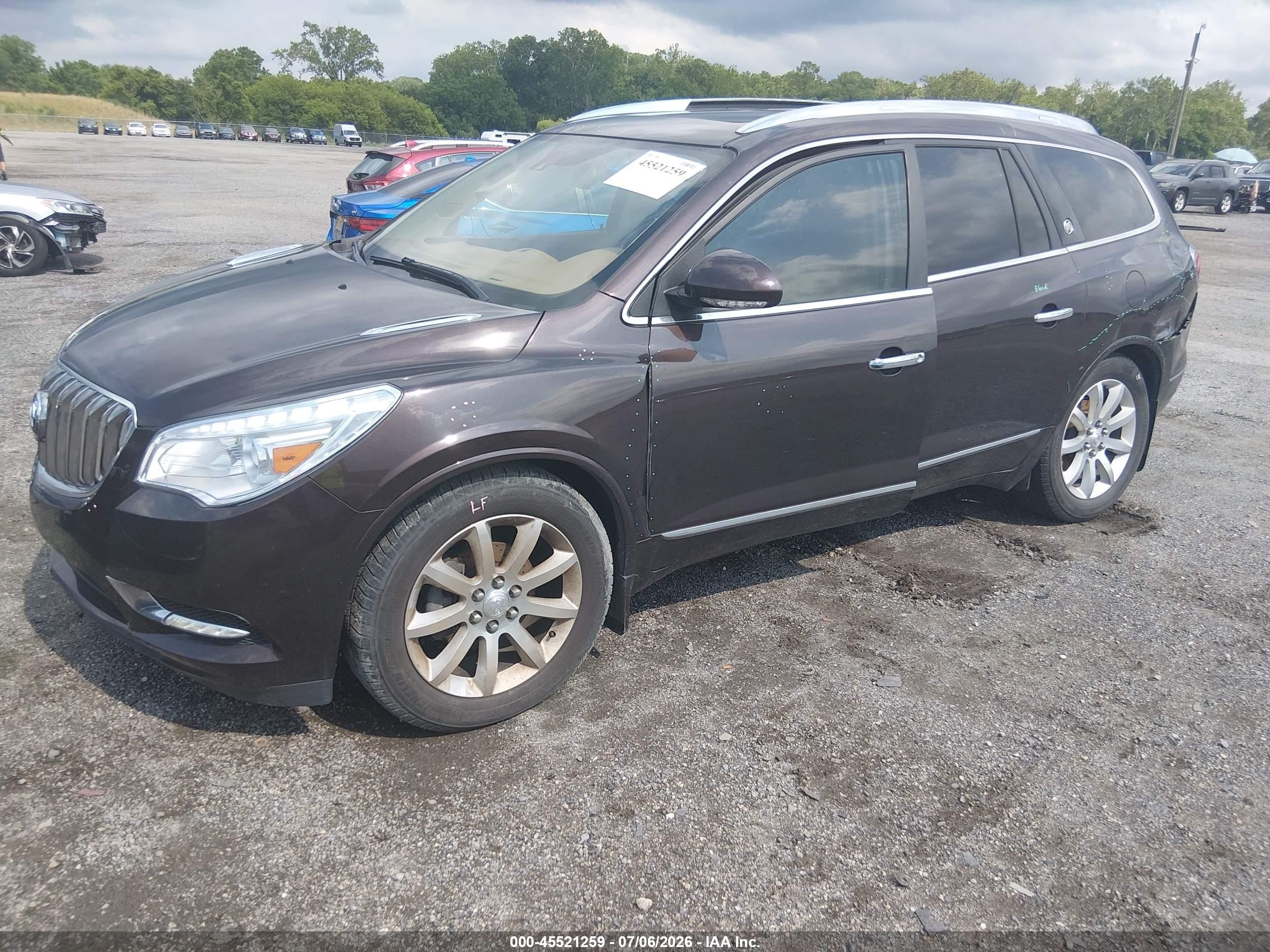 2015 Buick Enclave Premium Burgundy vin: 5GAKVCKD5FJ185713