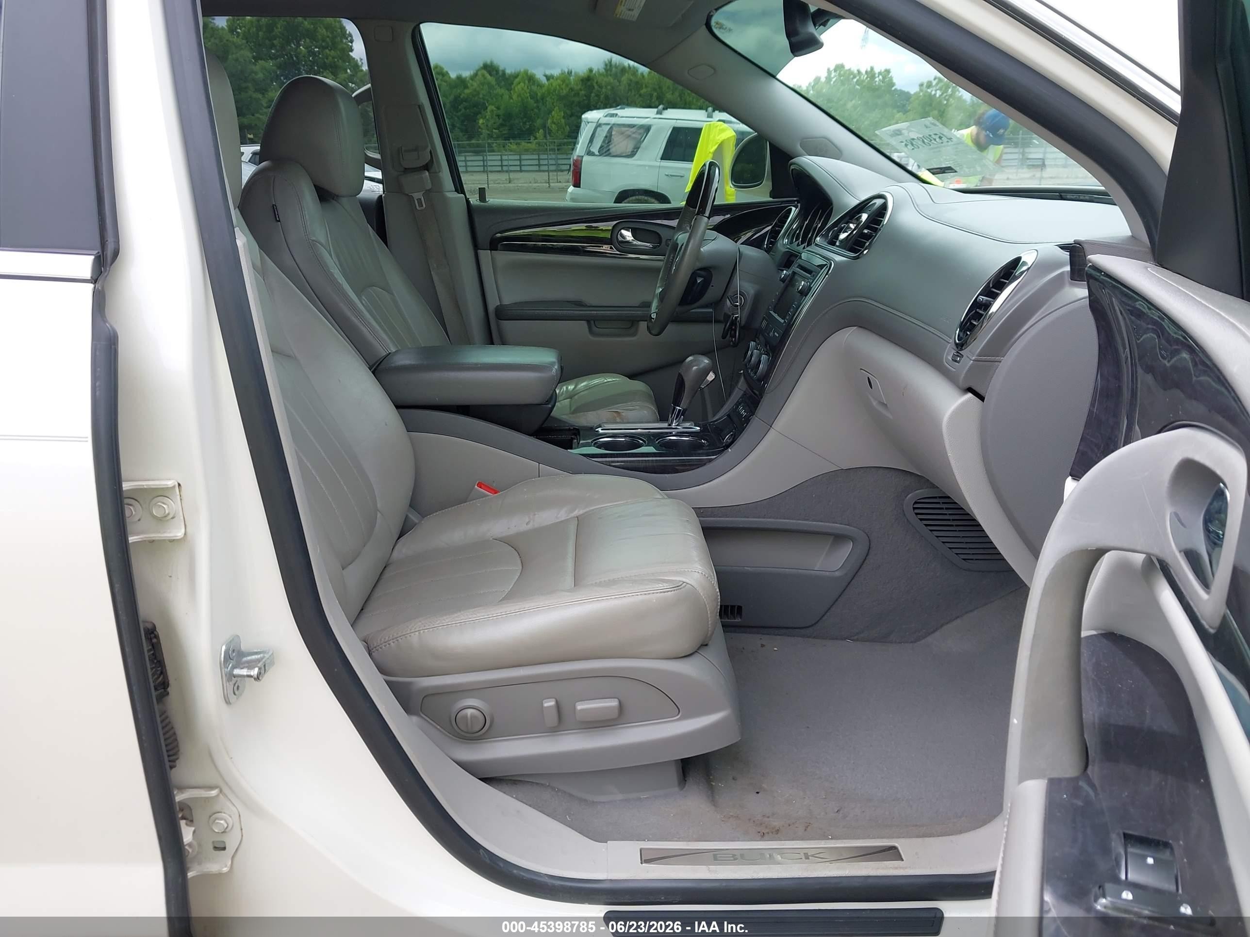 2015 Buick Enclave Premium White vin: 5GAKVCKD5FJ238023