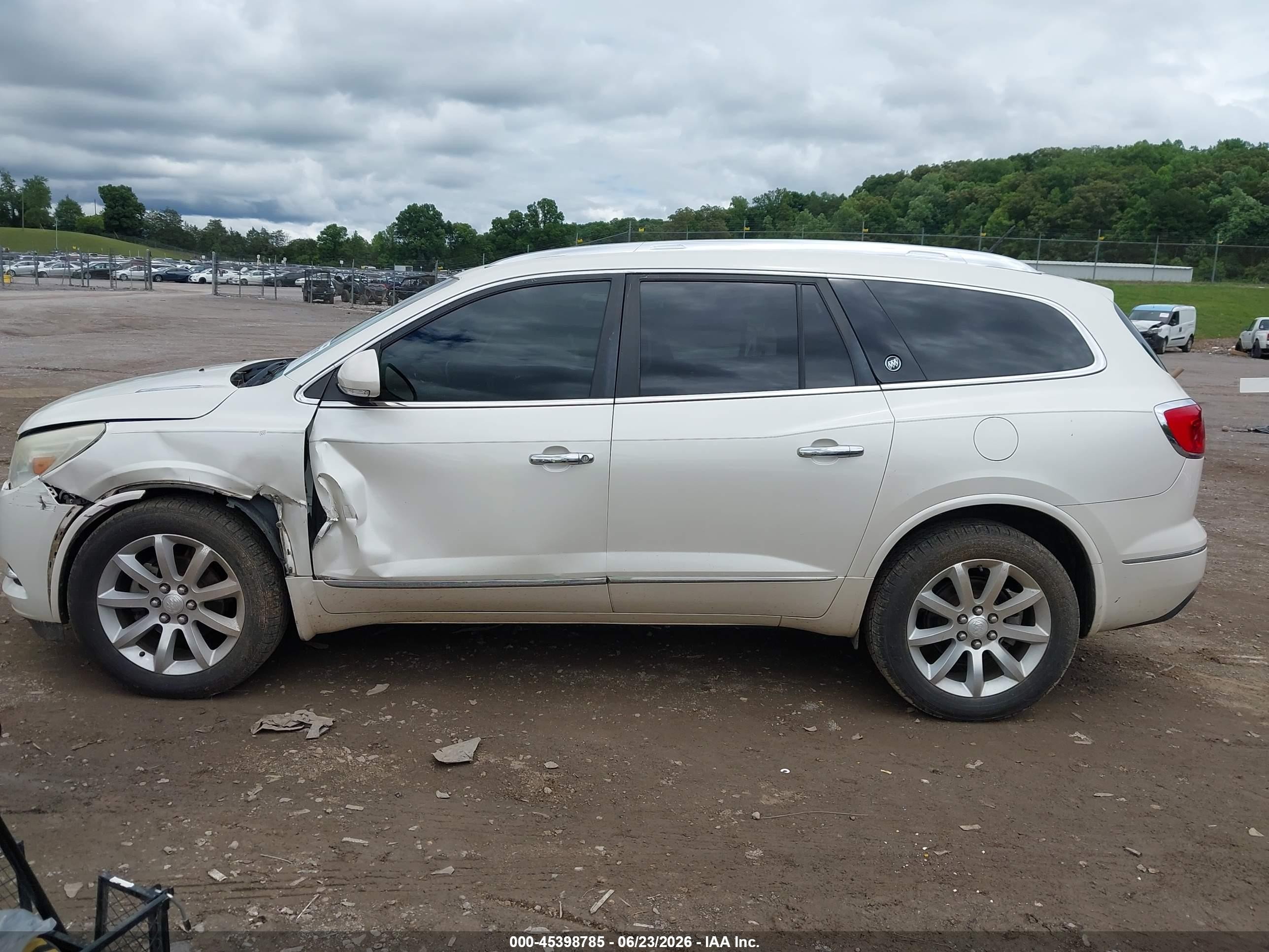 2015 Buick Enclave Premium White vin: 5GAKVCKD5FJ238023