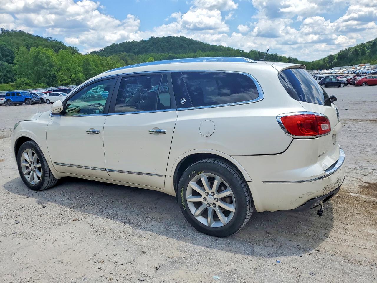 2014 Buick Enclave Белый vin: 5GAKVCKD6EJ141380