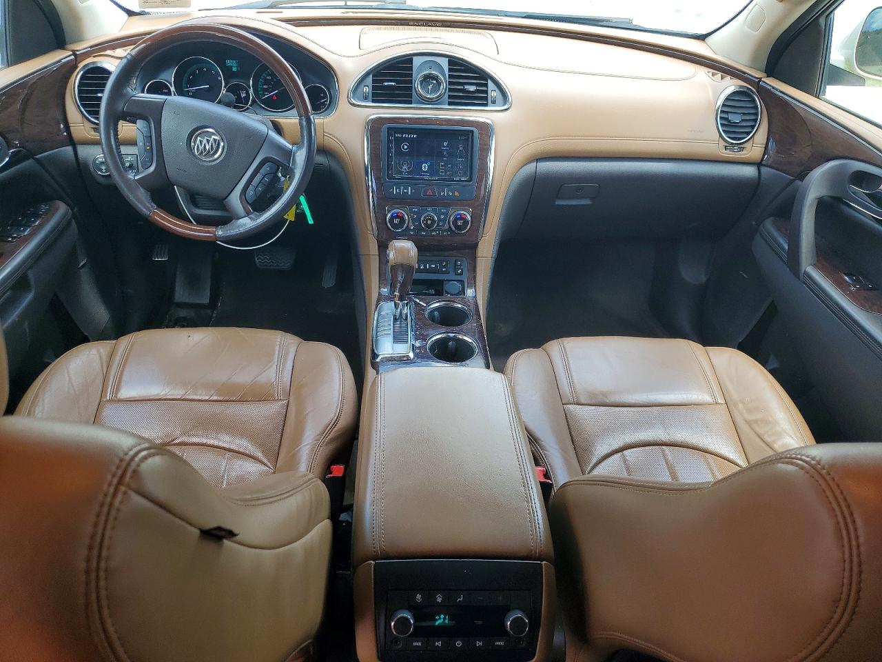 2014 Buick Enclave Белый vin: 5GAKVCKD6EJ141380