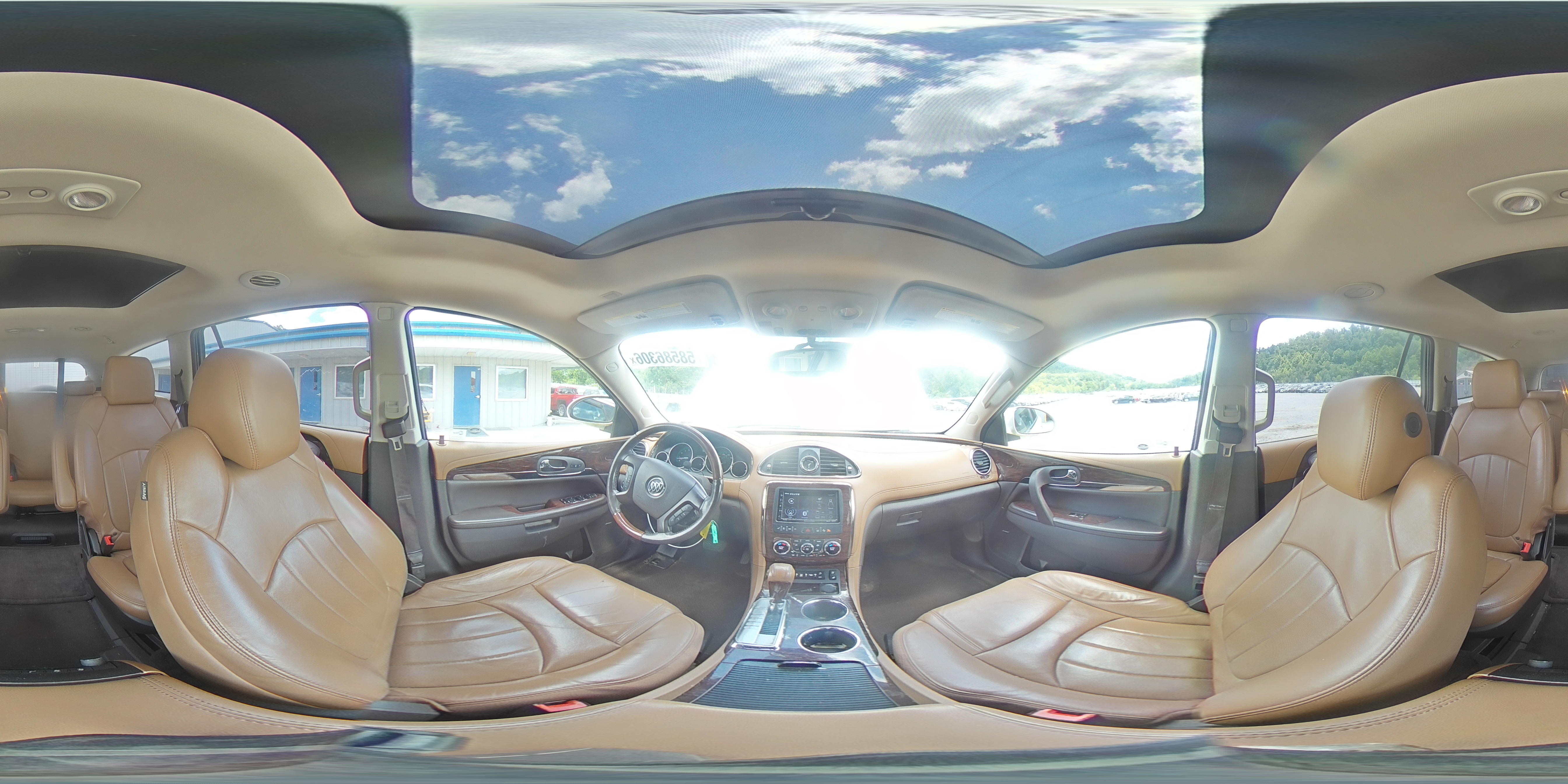 2014 Buick Enclave Белый vin: 5GAKVCKD6EJ141380