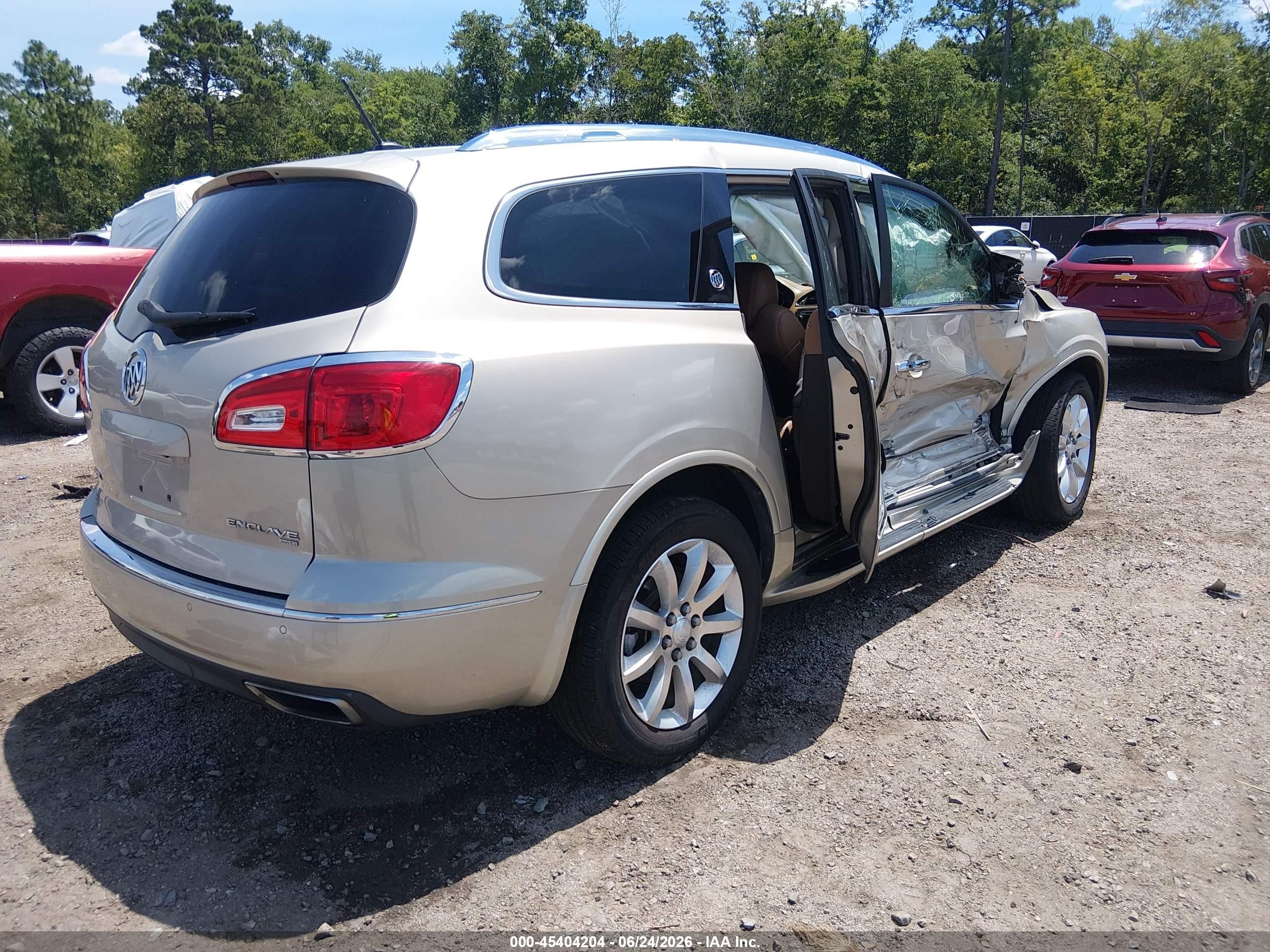 2014 Buick Enclave Premium Gray vin: 5GAKVCKD6EJ209497