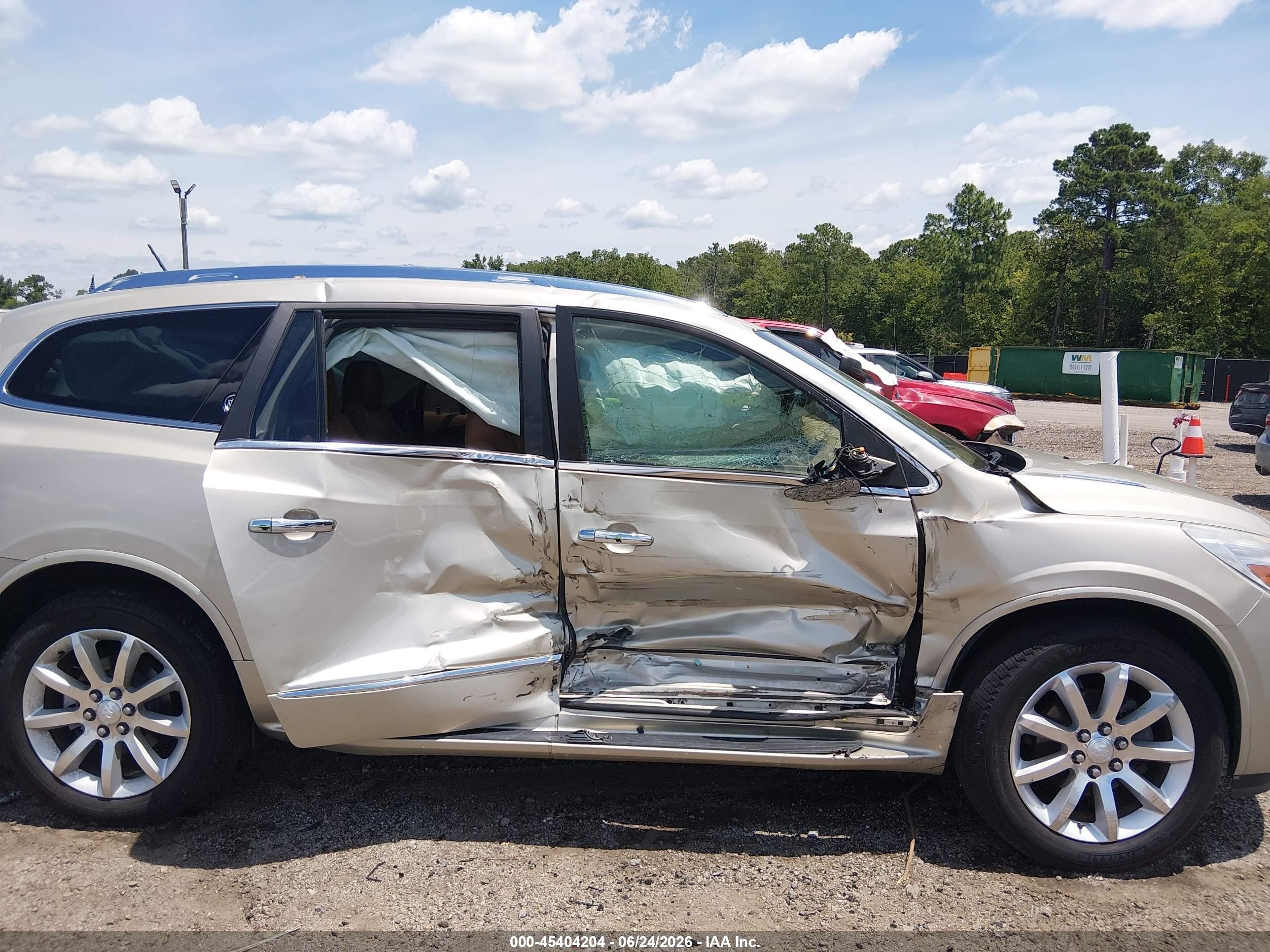 2014 Buick Enclave Premium Gray vin: 5GAKVCKD6EJ209497