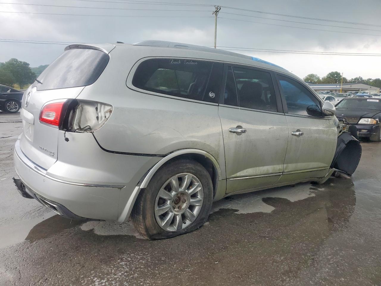 2014 Buick Enclave Silver vin: 5GAKVCKD6EJ253533