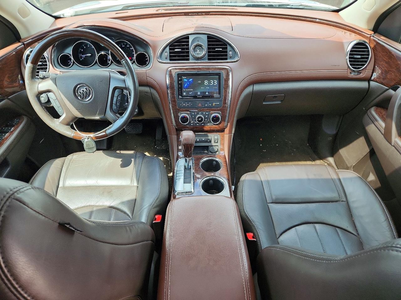 2014 Buick Enclave White vin: 5GAKVCKD6EJ327209