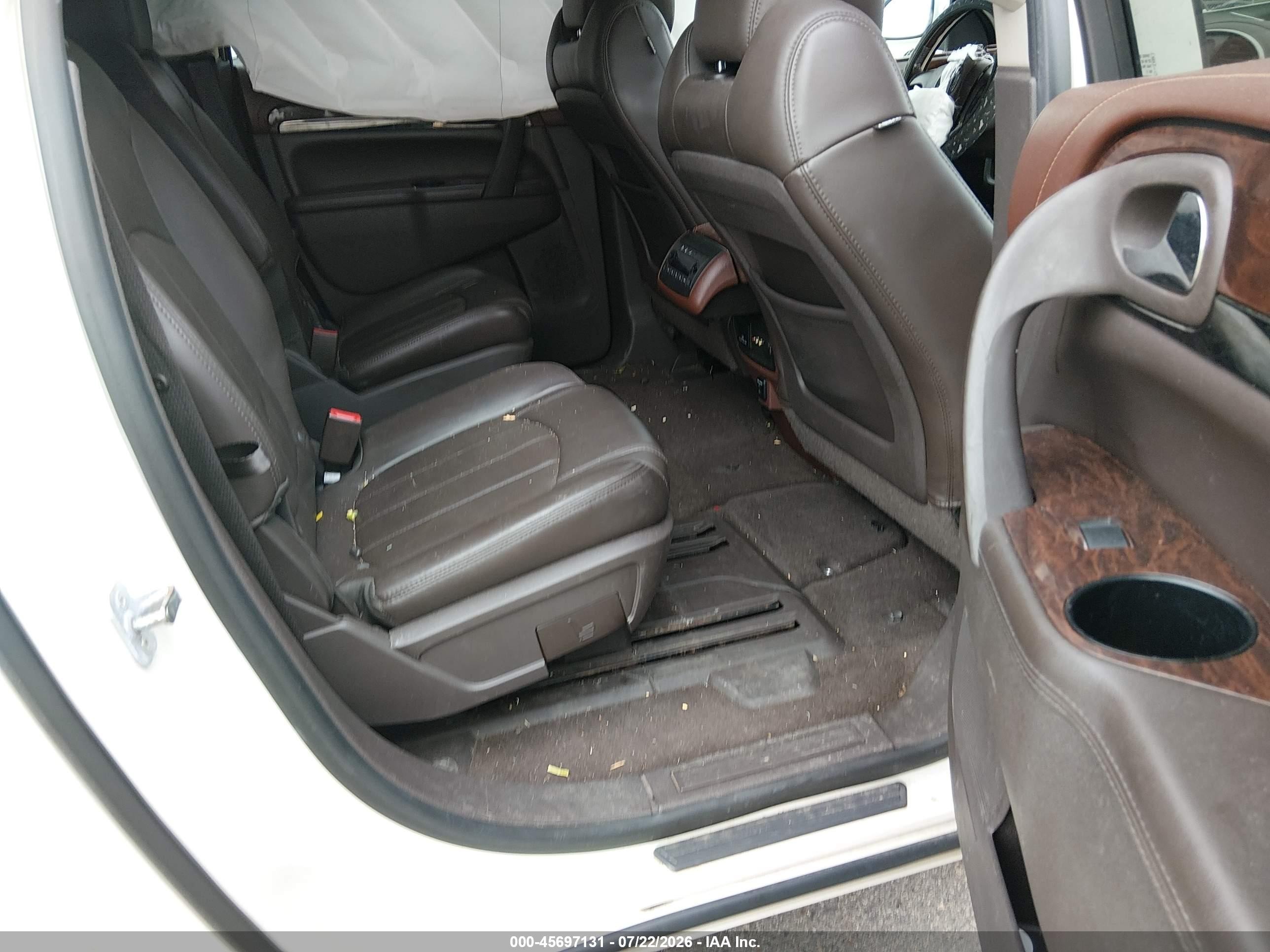 2014 Buick Enclave Premium White vin: 5GAKVCKD6EJ364230