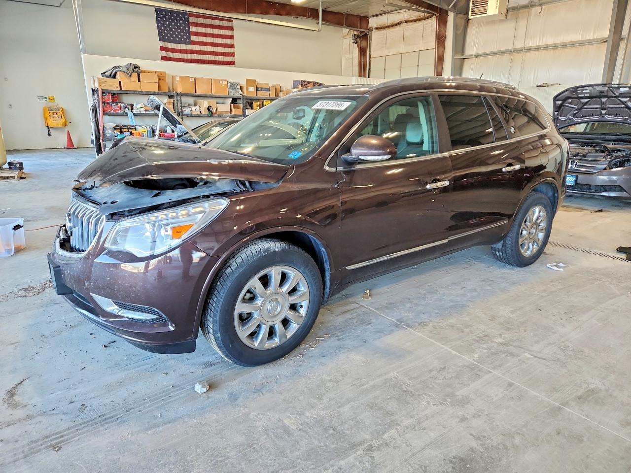 2015 Buick Enclave Brown vin: 5GAKVCKD6FJ173067