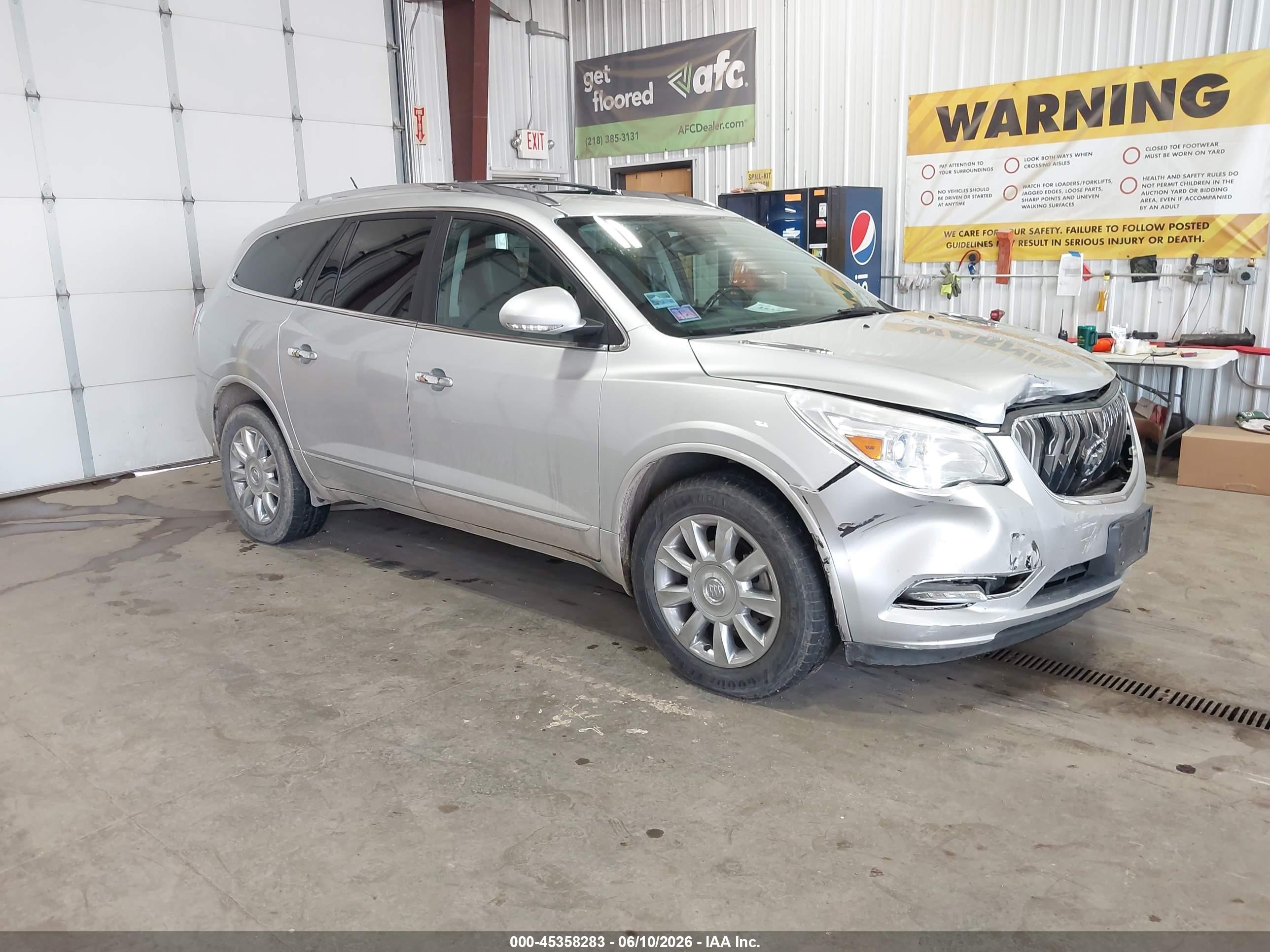 2015 Buick Enclave Premium Серебряный vin: 5GAKVCKD6FJ332749