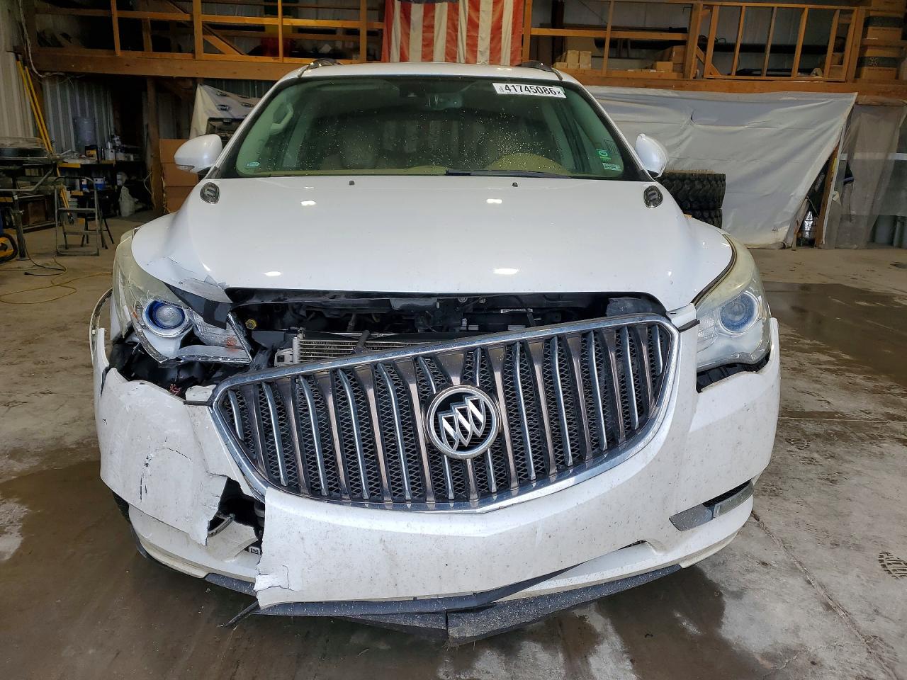 2016 Buick Enclave White vin: 5GAKVCKD6GJ205162