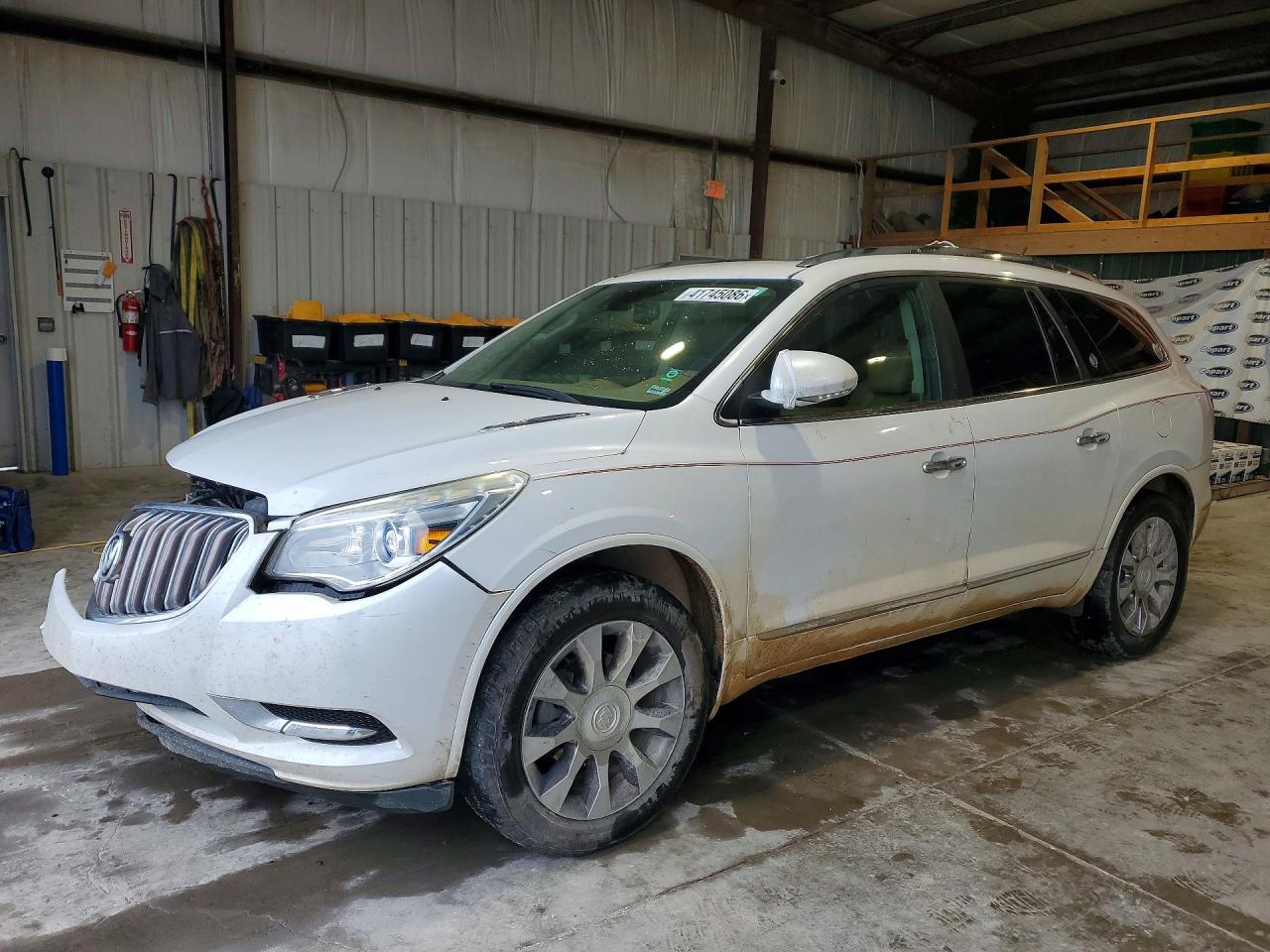 2016 Buick Enclave White vin: 5GAKVCKD6GJ205162