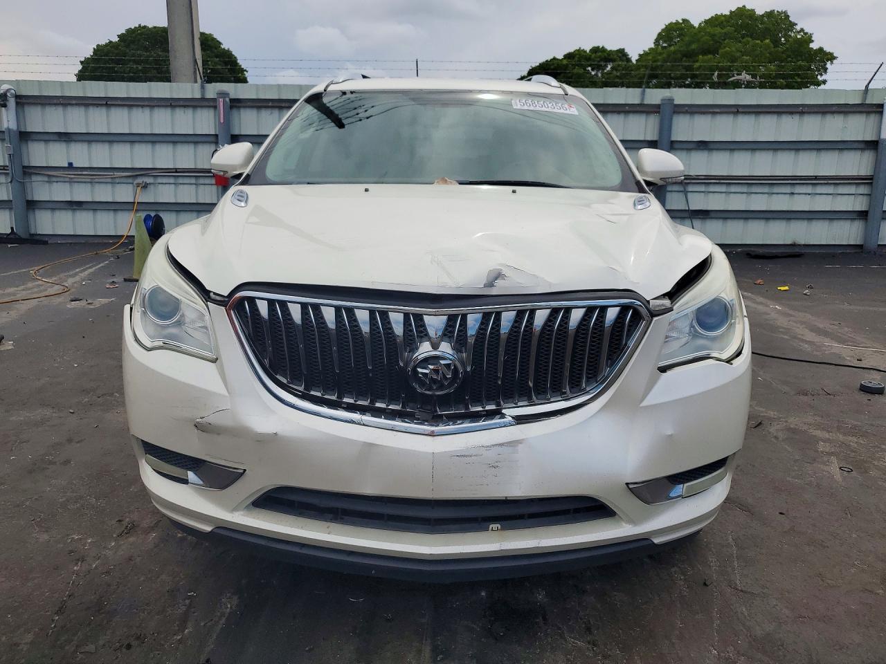 2013 Buick Enclave White vin: 5GAKVCKD7DJ198542